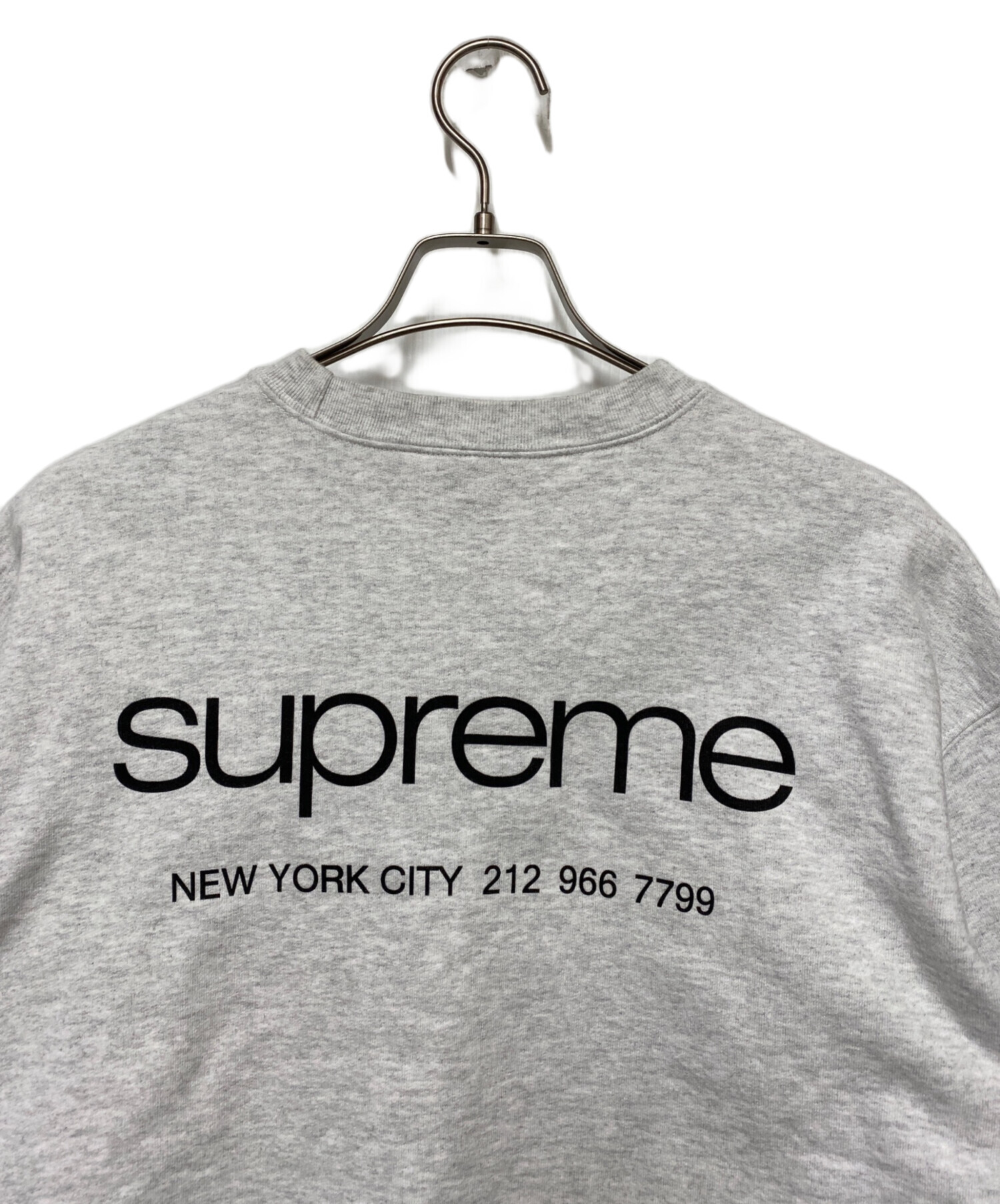 中古・古着通販】Supreme (シュプリーム) Crewneck Ash Grey グレー 