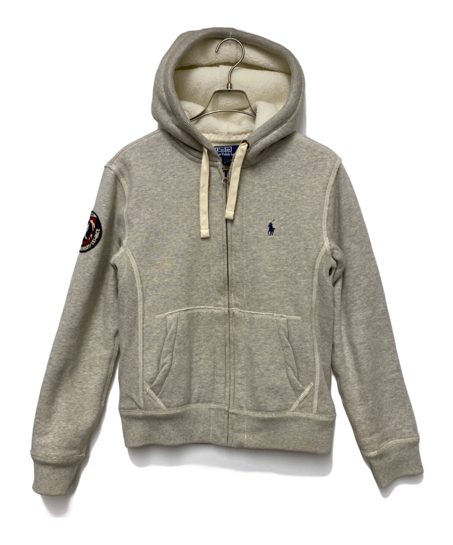 未使用タグ付き ポロラルフローレン ジップアップパーカー ヴィンテージ加工 L 中古・古着通販】POLO RALPH LAUREN (ポロ・ラルフローレン) ジップ