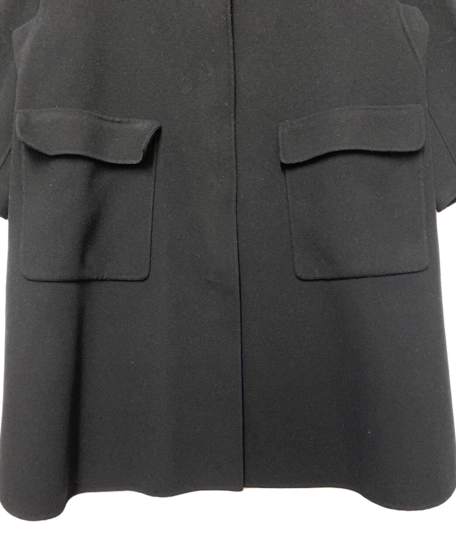 中古・古着通販】Drawer (ドゥロワー) ドロップスリーブブラックコート