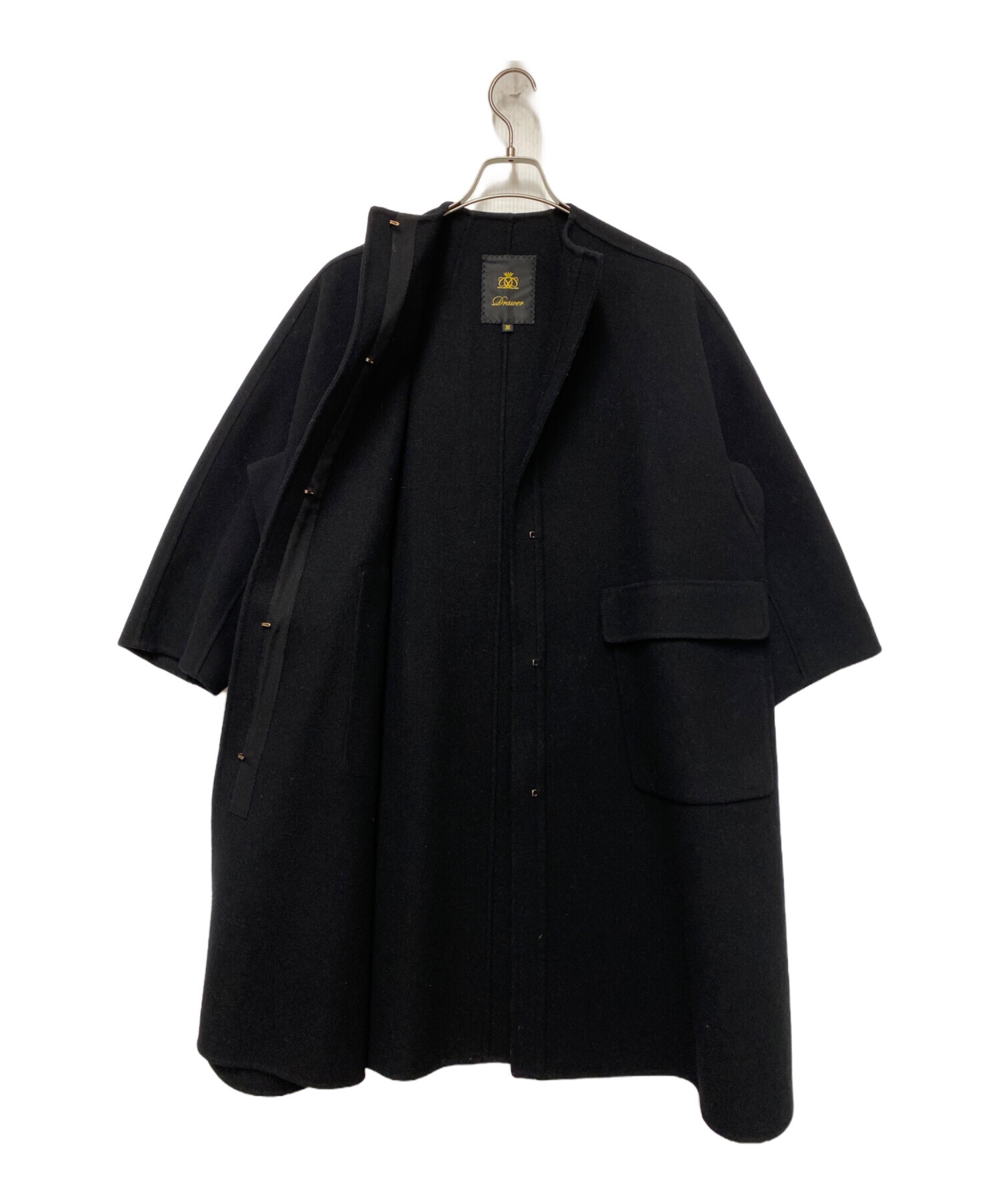 ドゥロワーDRAWER ミリタリーブルゾン３６ DRAWER（ドゥロワー） 良品 ミリタリージャケット ジップアップ