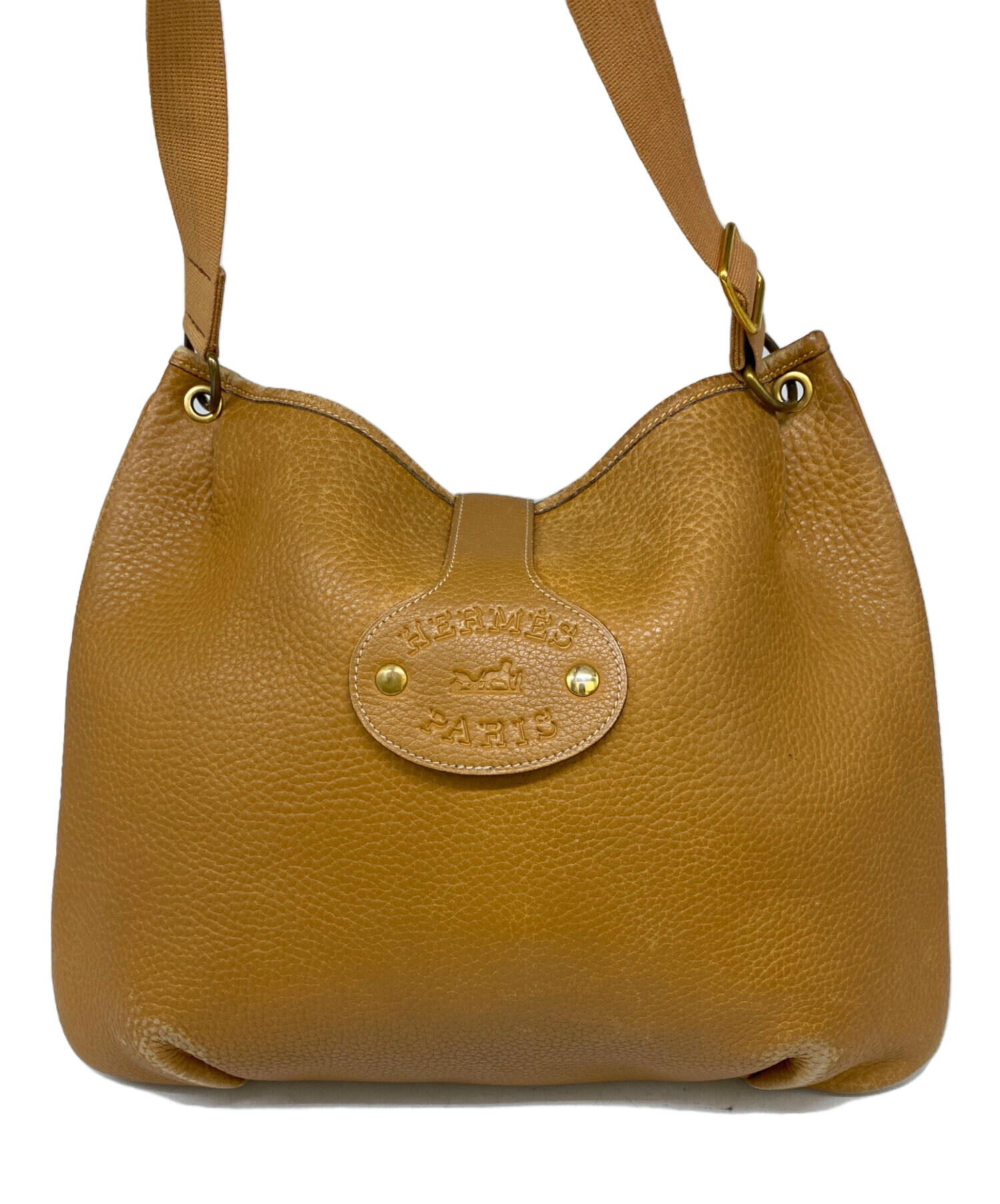 中古・古着通販】HERMES (エルメス) ショルダーバッグ ブラウン