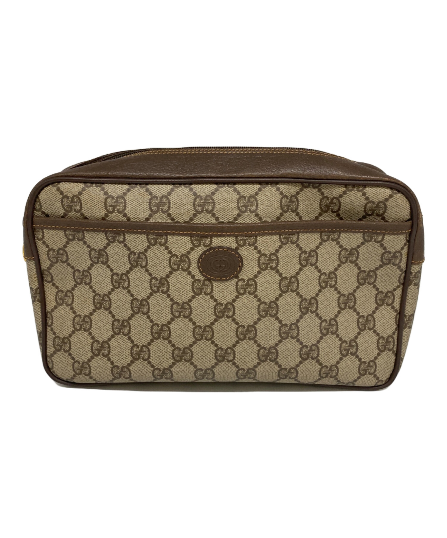 中古・古着通販】GUCCI (グッチ) クラッチバッグ ベージュ｜ブランド