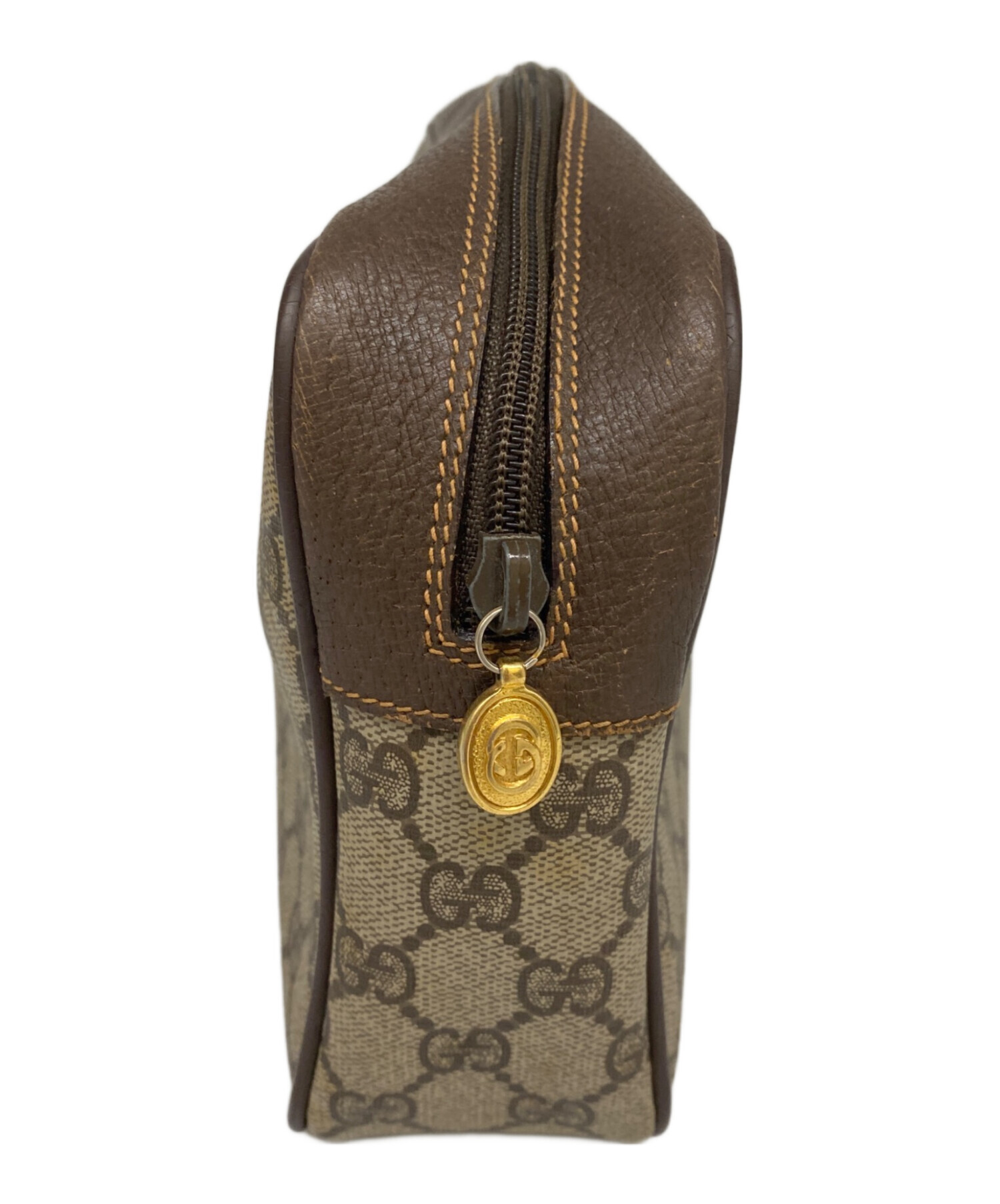 中古・古着通販】GUCCI (グッチ) クラッチバッグ ベージュ｜ブランド