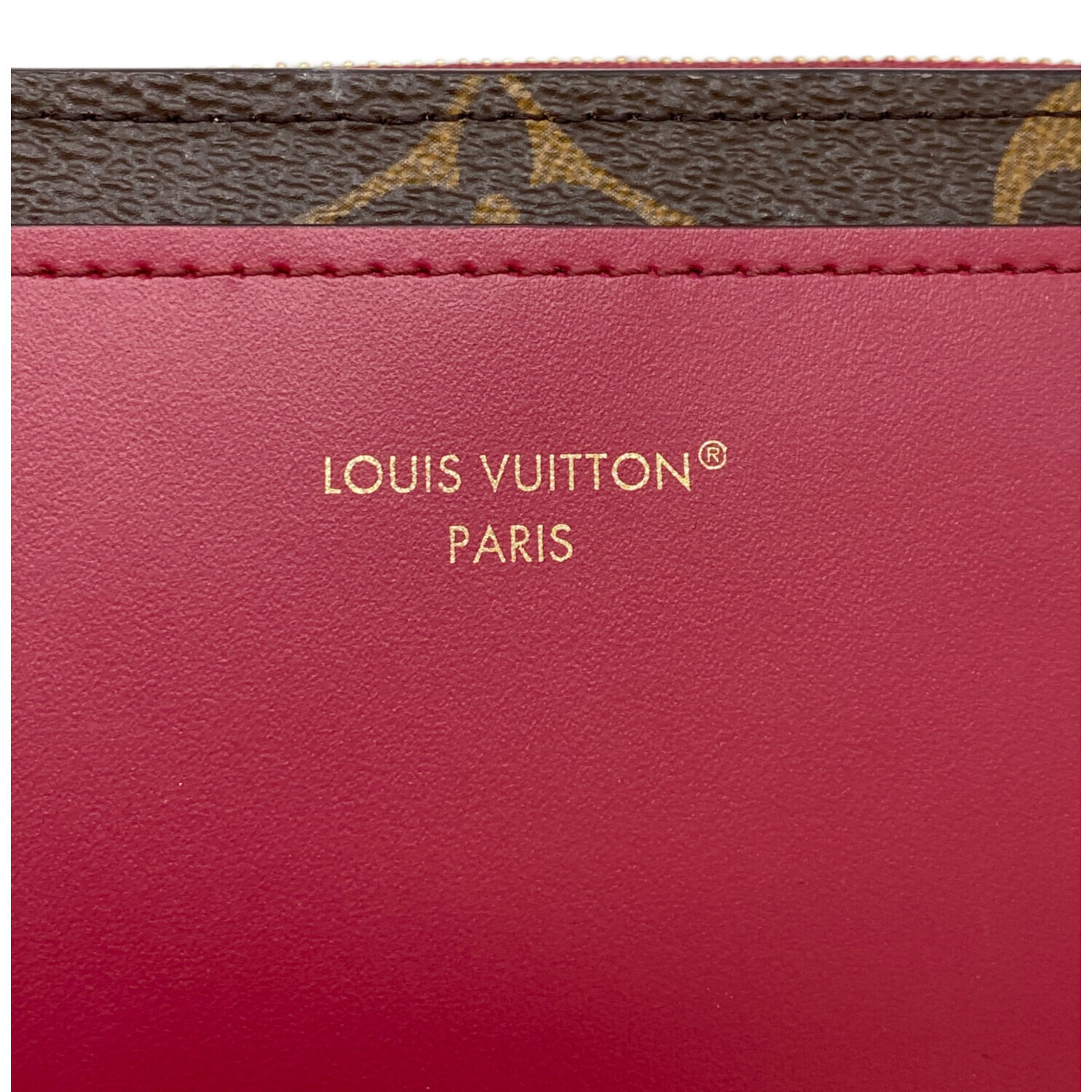 LOUIS VUITTON 二つ折り財布 ピンク/ブラウン 中古・古着通販】LOUIS VUITTON (ルイ ヴィトン) 2つ折り財布 ブラウン