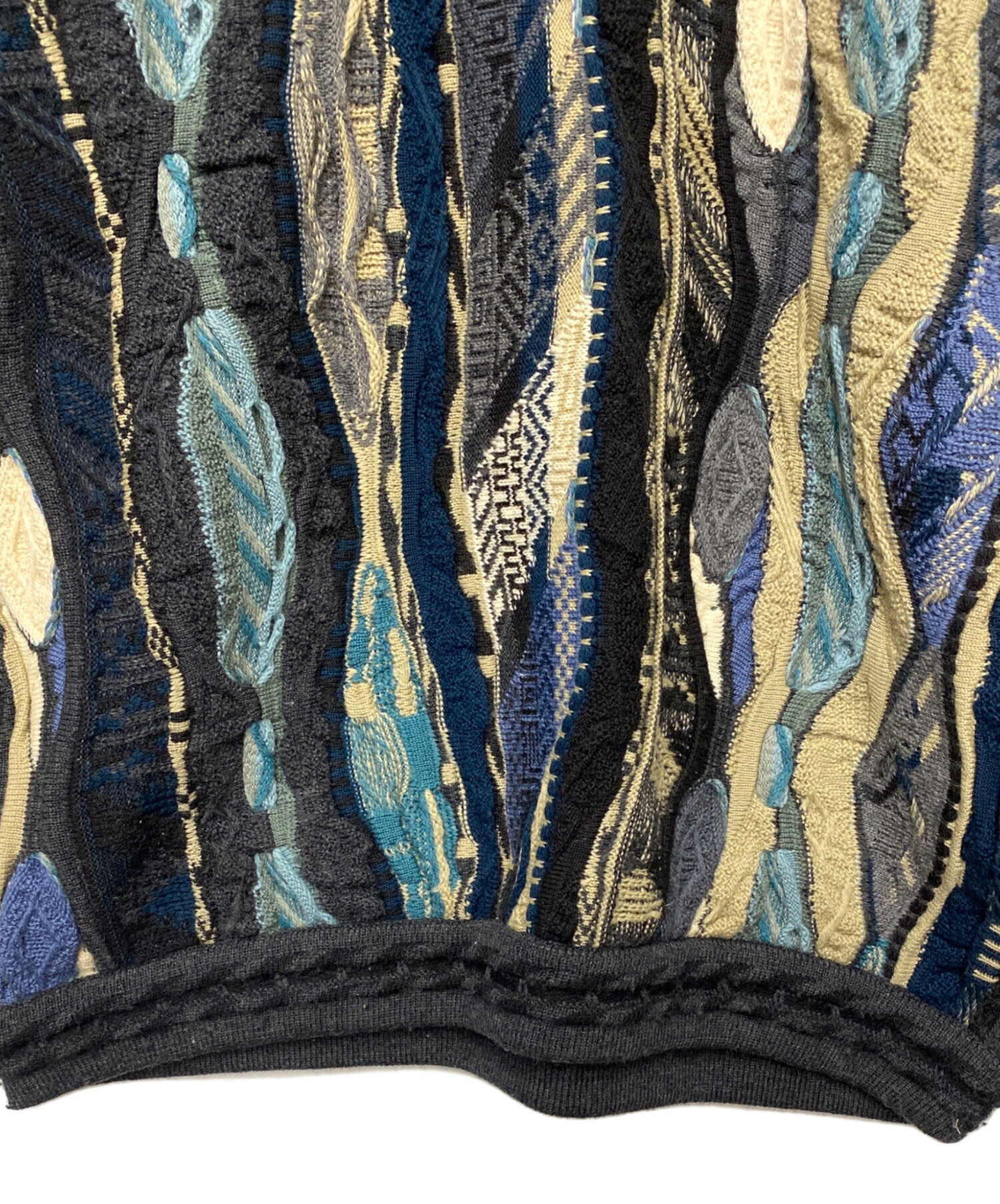 中古・古着通販】Coogi (クージー) 厚手ニット ブラック サイズ:S