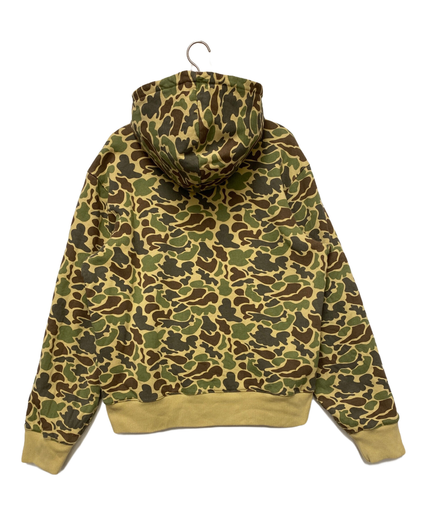 中古・古着通販】stussy (ステューシー) CAMO DOUBLE FACE ZIP HOODIE