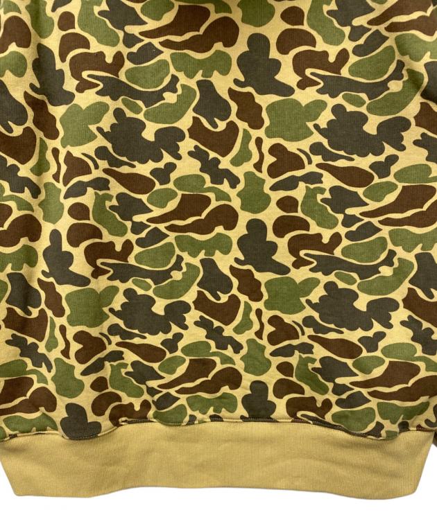 中古・古着通販】stussy (ステューシー) CAMO DOUBLE FACE ZIP HOODIE 