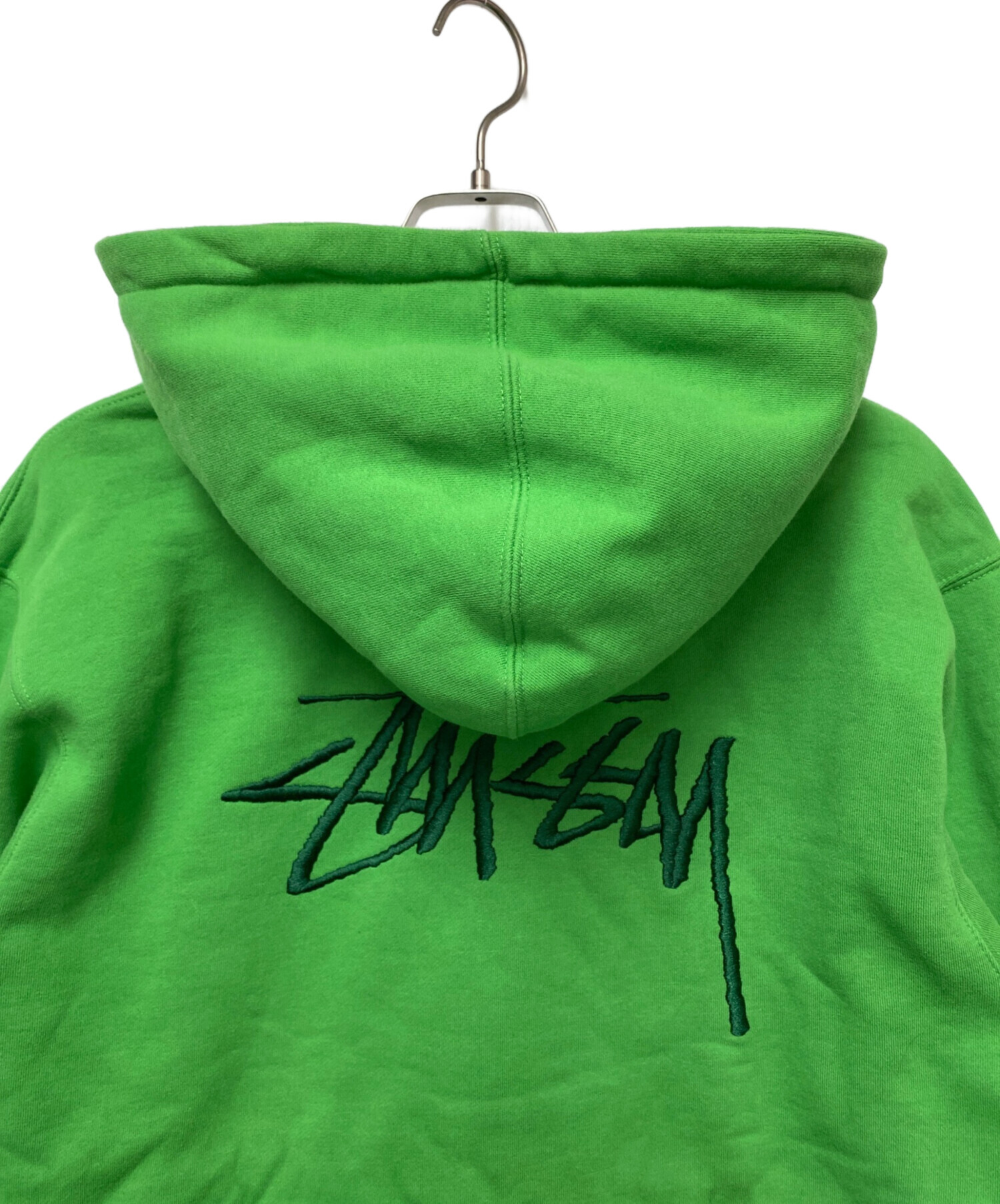 中古・古着通販】stussy (ステューシー) パーカー グリーン サイズ:XL