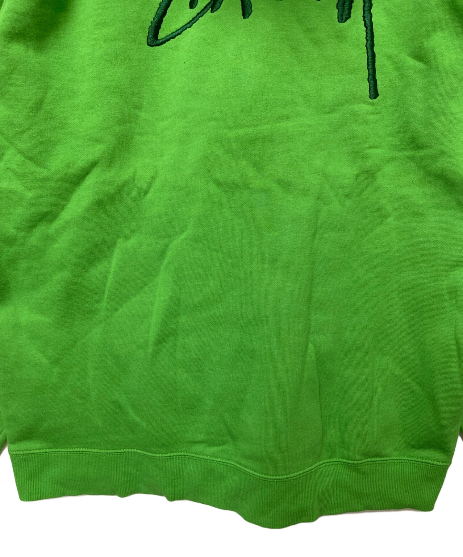 中古・古着通販】stussy (ステューシー) パーカー グリーン サイズ:XL 中古・古着通販】stussy (ステューシー) パーカー グリーン サイズ:XL