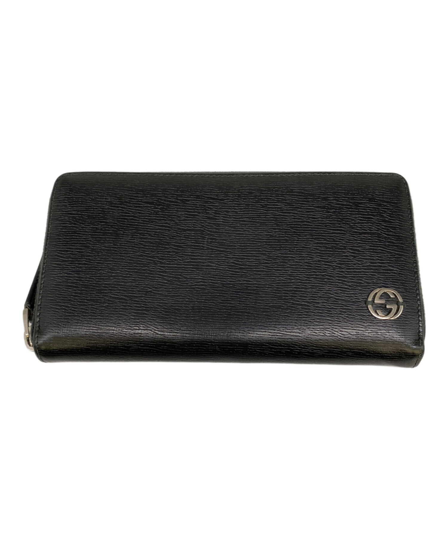 T1688 未使用☆ グッチ 長財布 ブラック スエード GUCCI 中古・古着通販】GUCCI (グッチ) 長財布 ブラック｜ブランド・古着通販