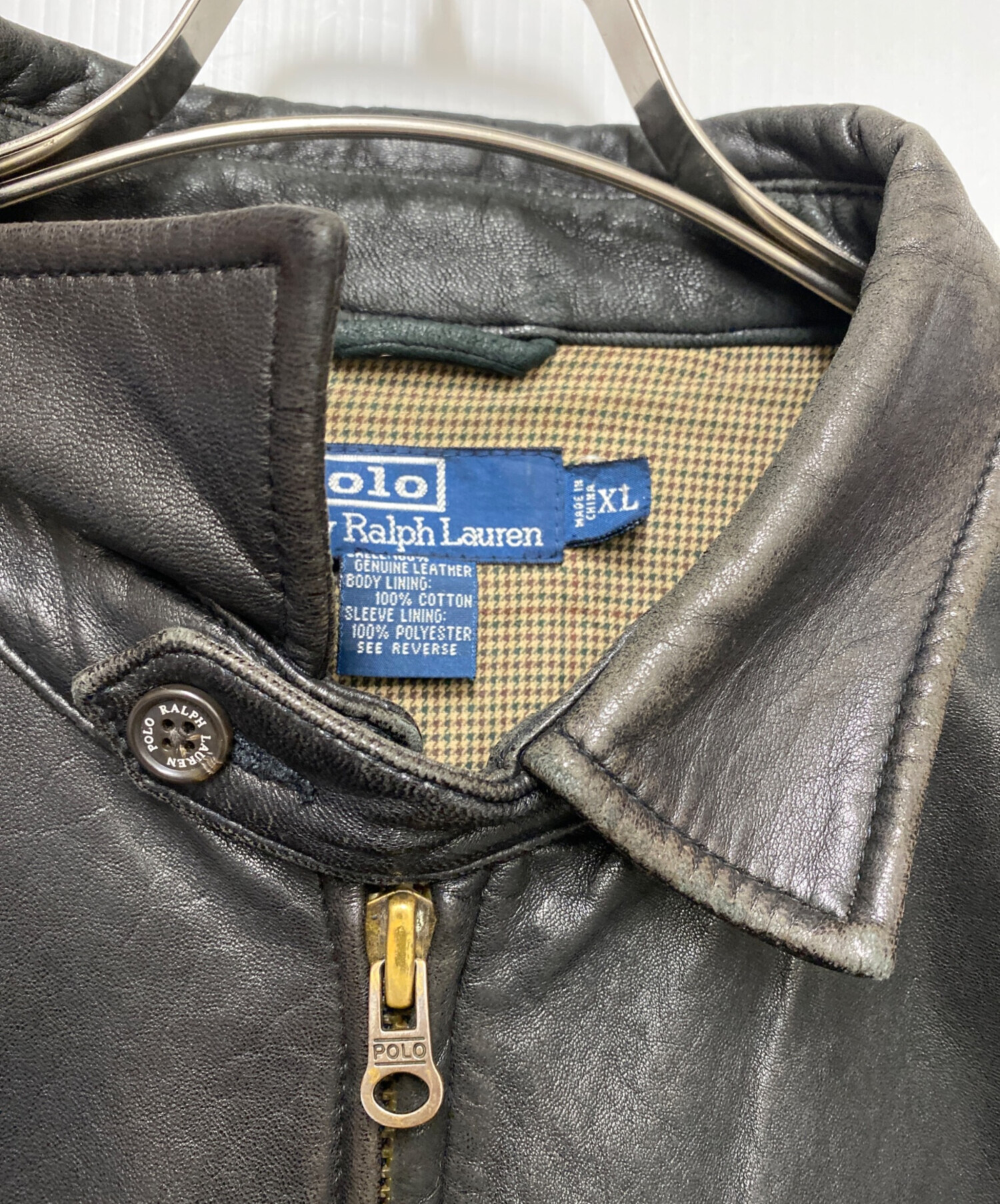 old POLO Ralph Lauren レザージャケット sizeL 古着 中古・古着通販】POLO RALPH LAUREN (ポロ・ラルフローレン) POLO