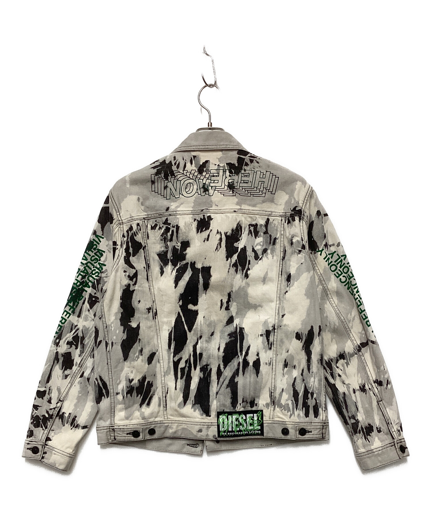 中古・古着通販】DIESEL (ディーゼル) ブリーチデニムジャケット