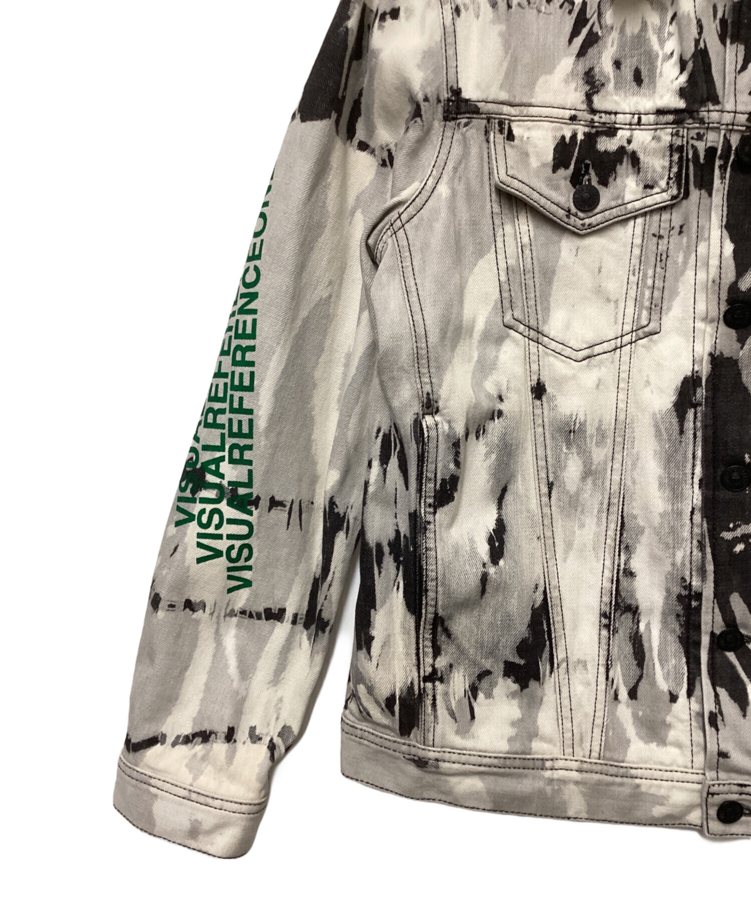 中古・古着通販】DIESEL (ディーゼル) ブリーチデニムジャケット