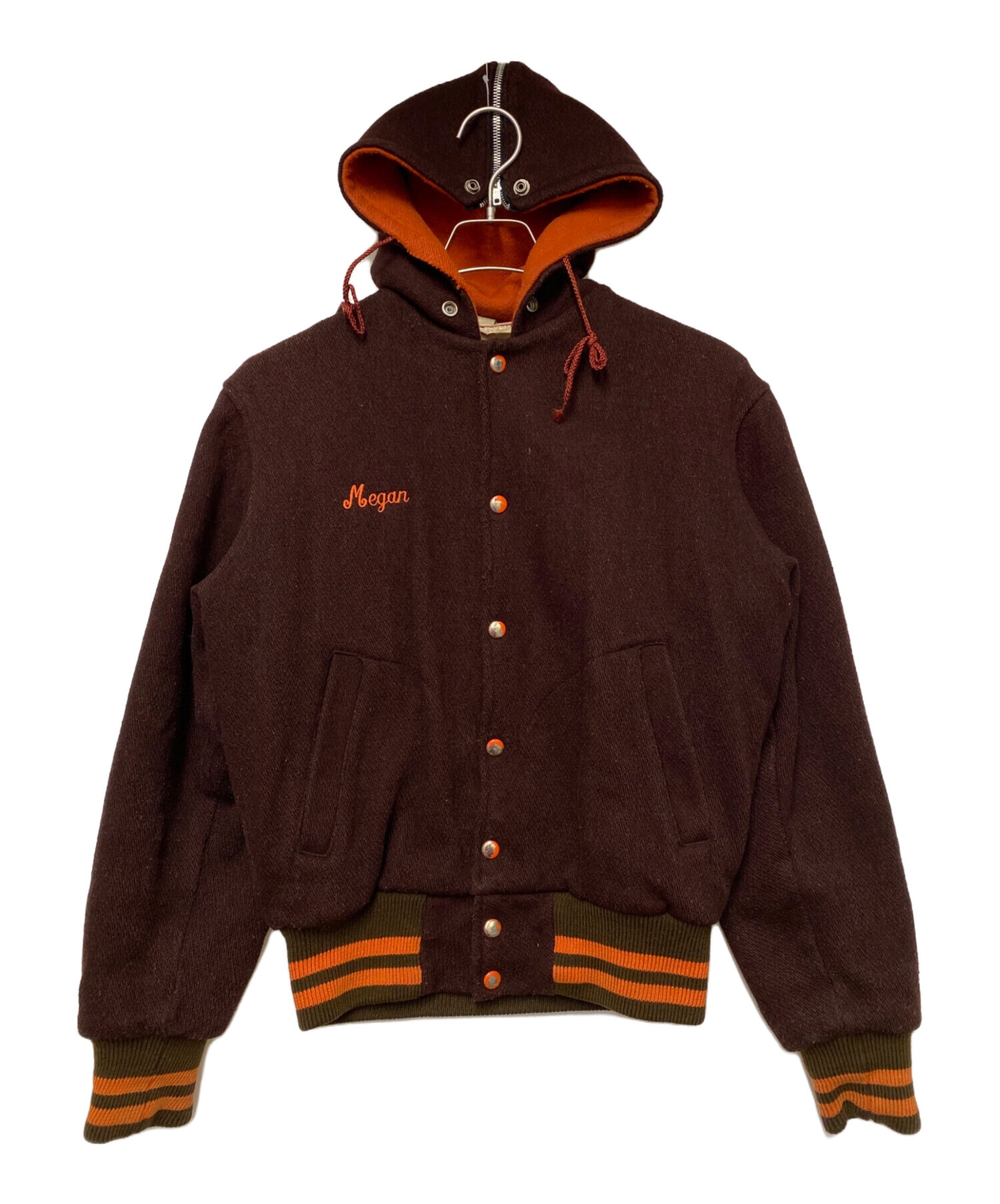 中古・古着通販】EMPIRE (エンパイア) フーデッドスタジャン ボルドー