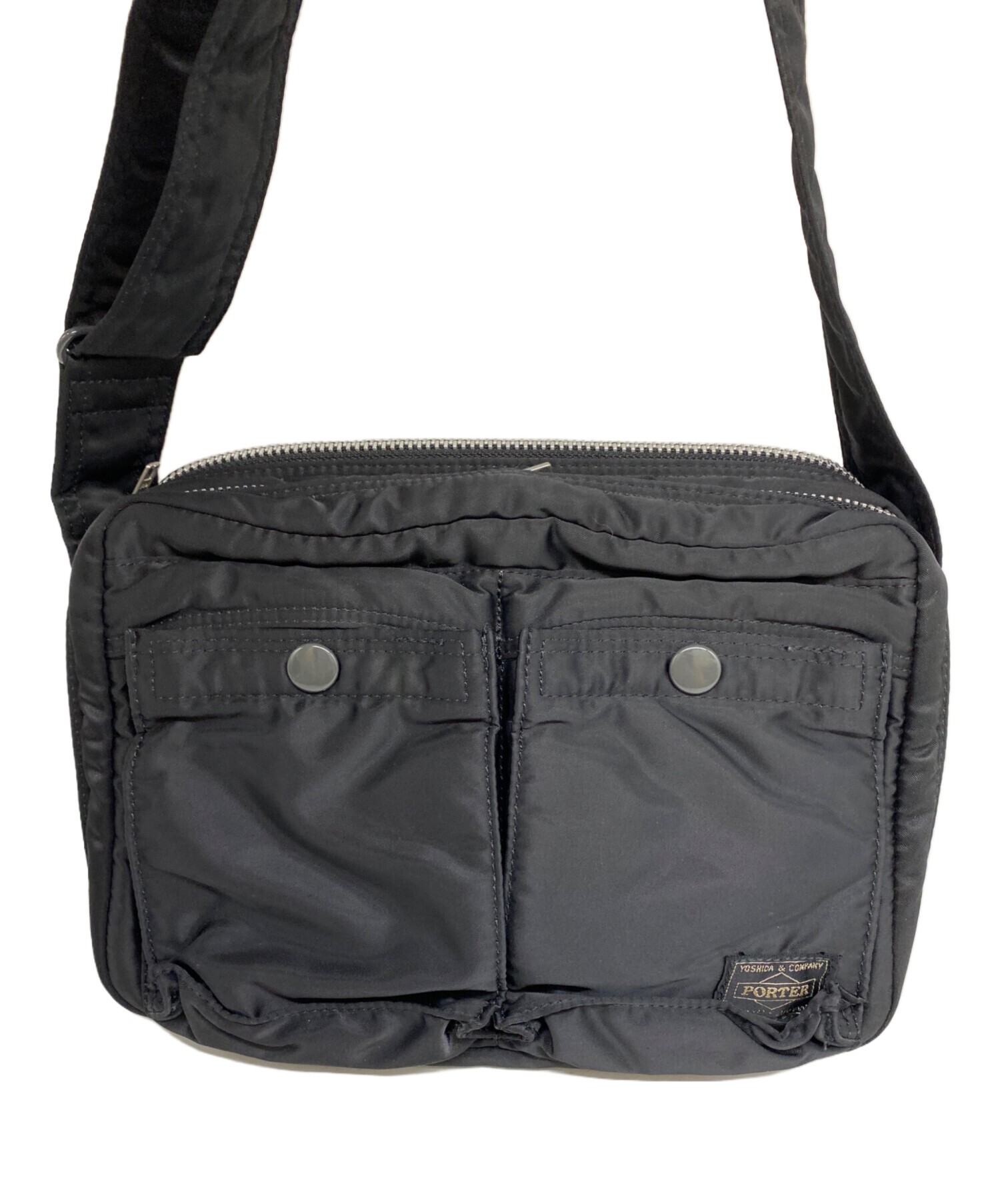 中古・古着通販】PORTER (ポーター) ショルダーバッグ ブラック