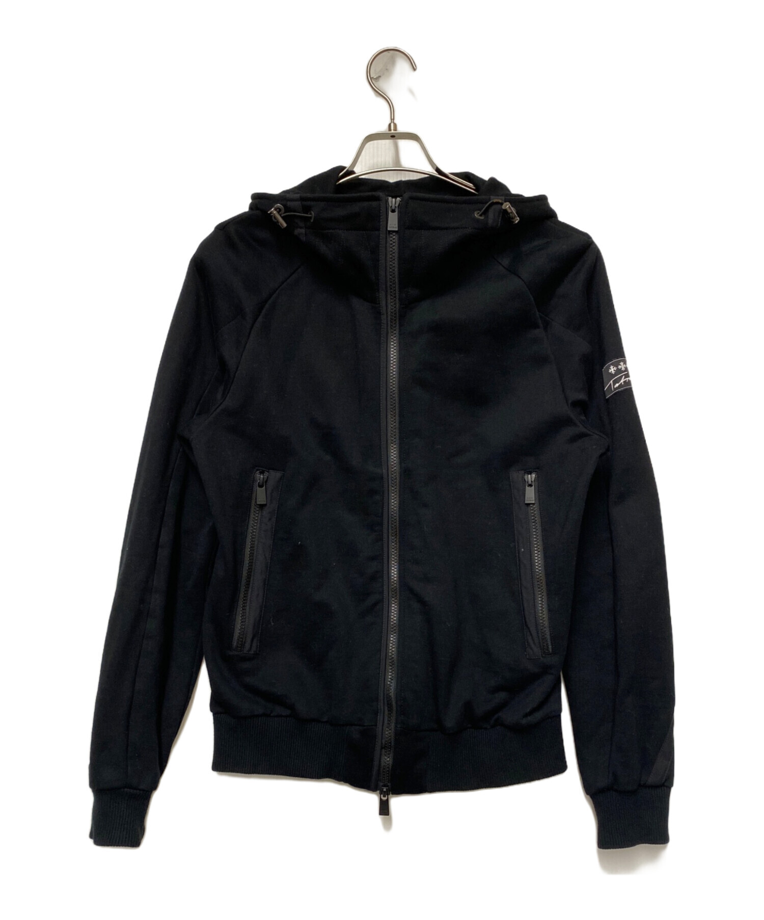 中古・古着通販】TATRAS (タトラス) ジップパーカー ブラック サイズ 