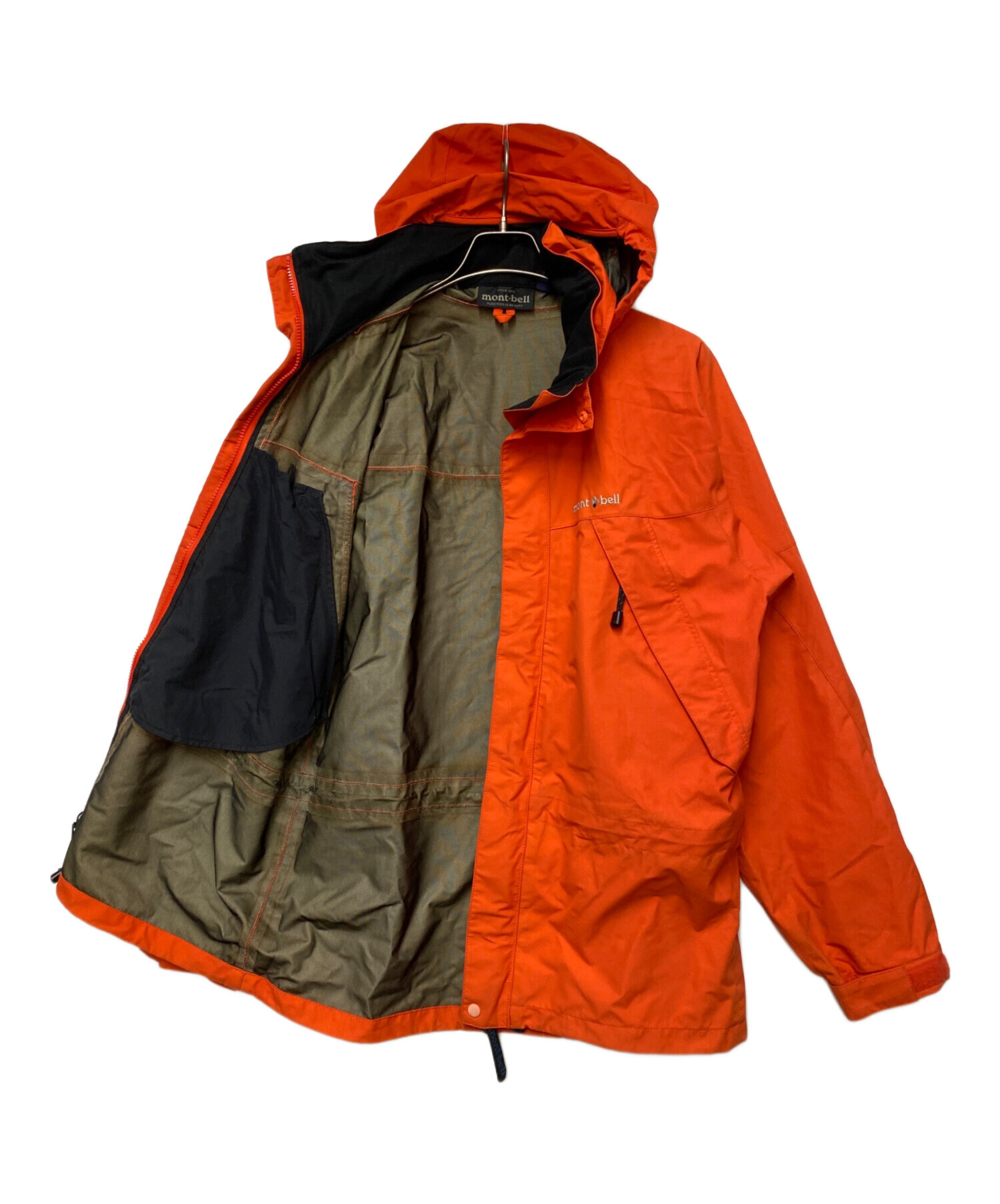 中古・古着通販】mont-bell (モンベル) マウンテンパーカー オレンジ