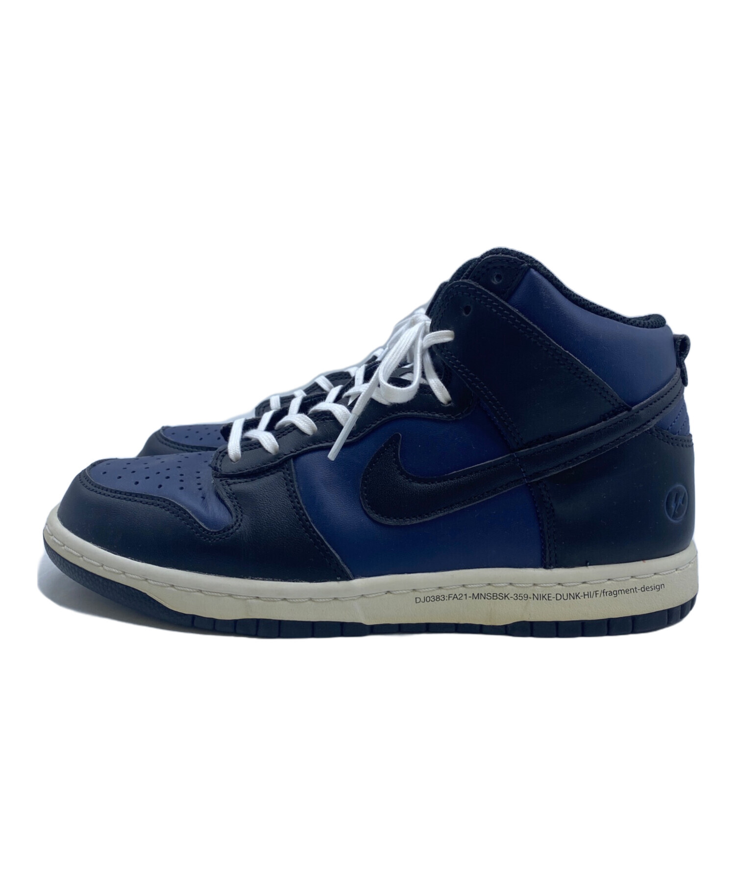 中古・古着通販】NIKE (ナイキ) ハイカットスニーカー ネイビー 