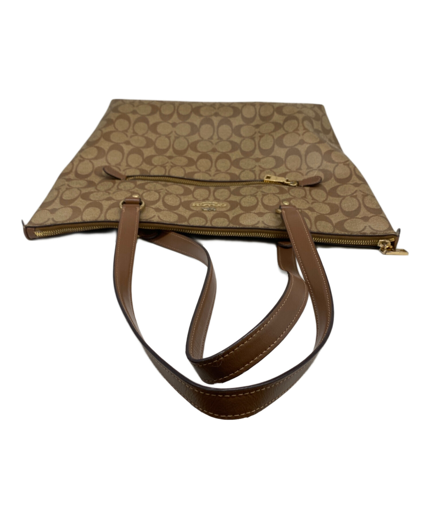 中古・古着通販】COACH (コーチ) トートバッグ ブラウン｜ブランド