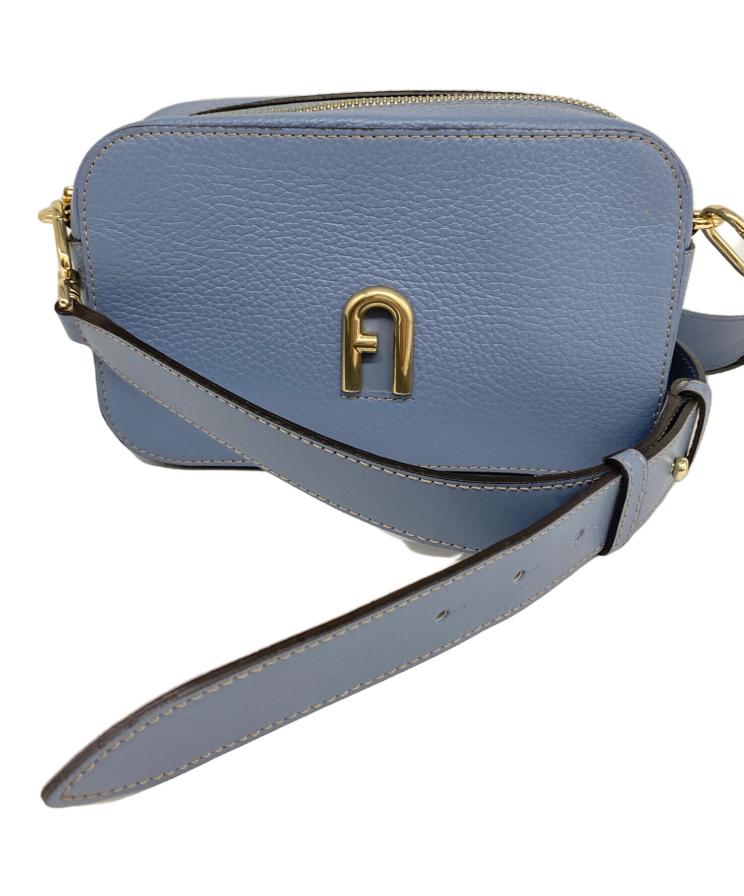 FURLA フルラ VARSITY STYLE MINI レザー 2WAYバッグ 中古 FURLA（フルラ） ショルダーバッグ レディース VARSITY STYLE ミニ