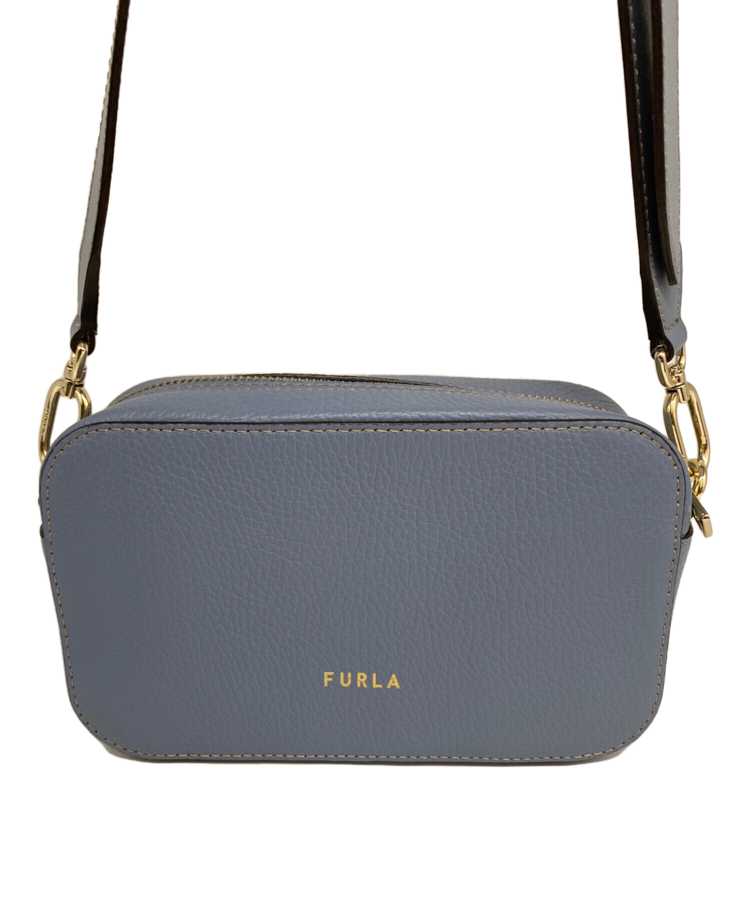 【未使用】FURLAのショルダーバッグ【値下げ】 中古・古着通販】FURLA (フルラ) ミニショルダーバッグ ブルー