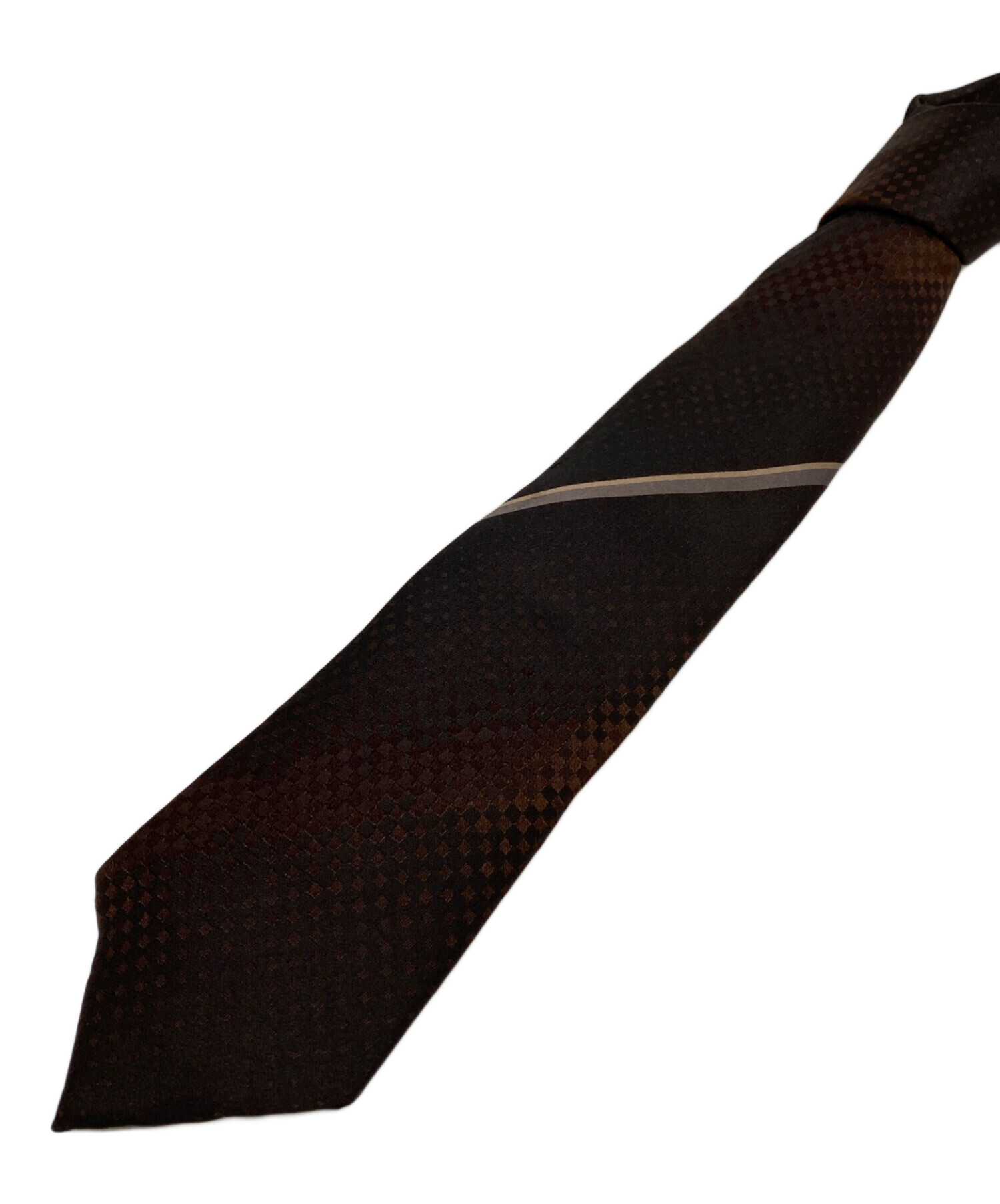 中古・古着通販】LOUIS VUITTON (ルイ ヴィトン) ネクタイ ブラウン