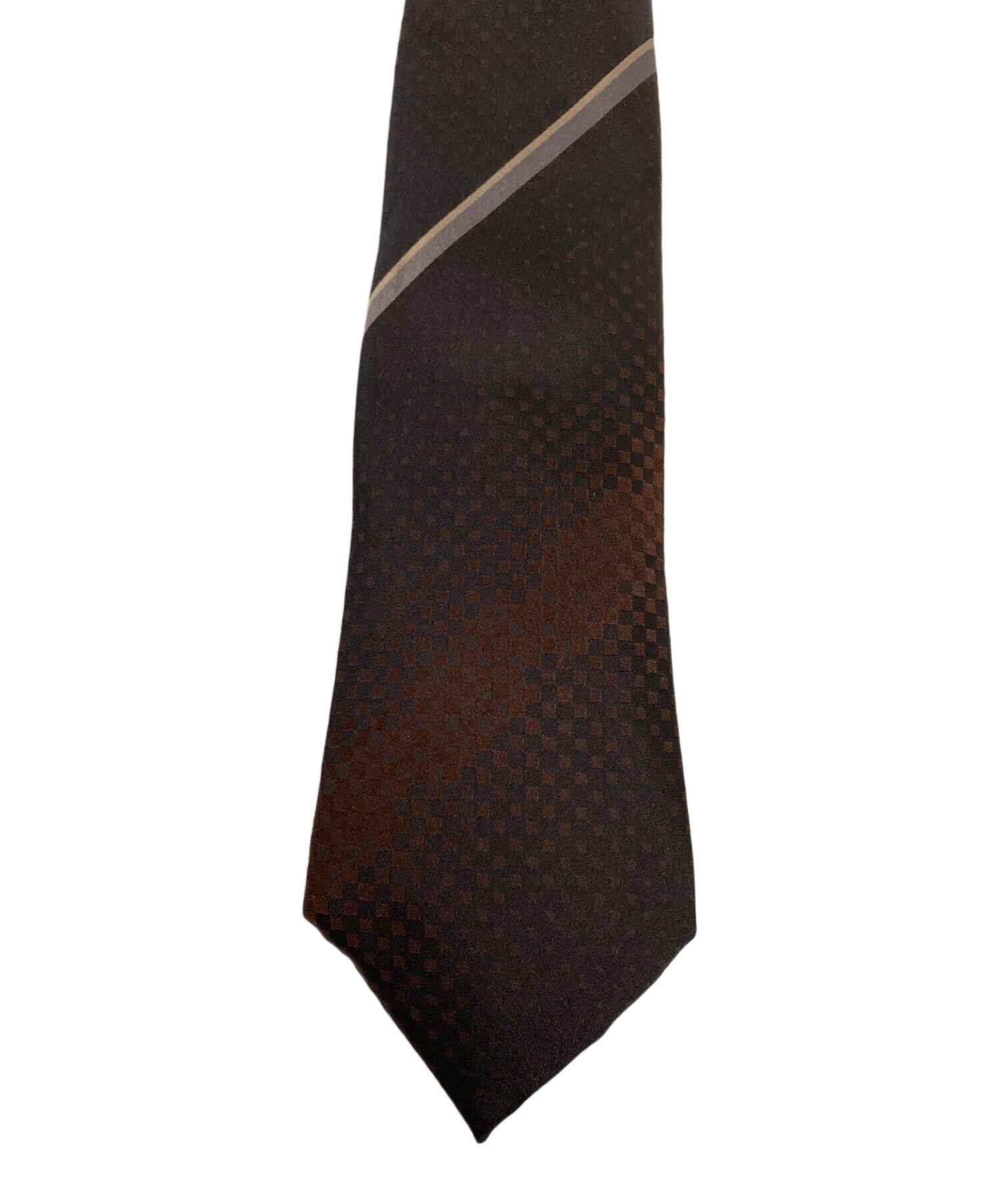 中古・古着通販】LOUIS VUITTON (ルイ ヴィトン) ネクタイ ブラウン