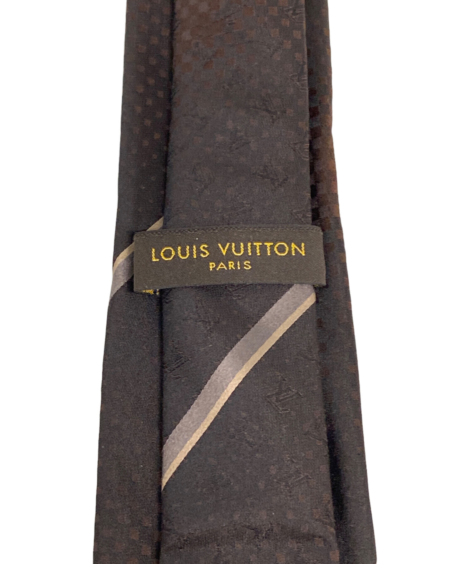中古・古着通販】LOUIS VUITTON (ルイ ヴィトン) ネクタイ ブラウン