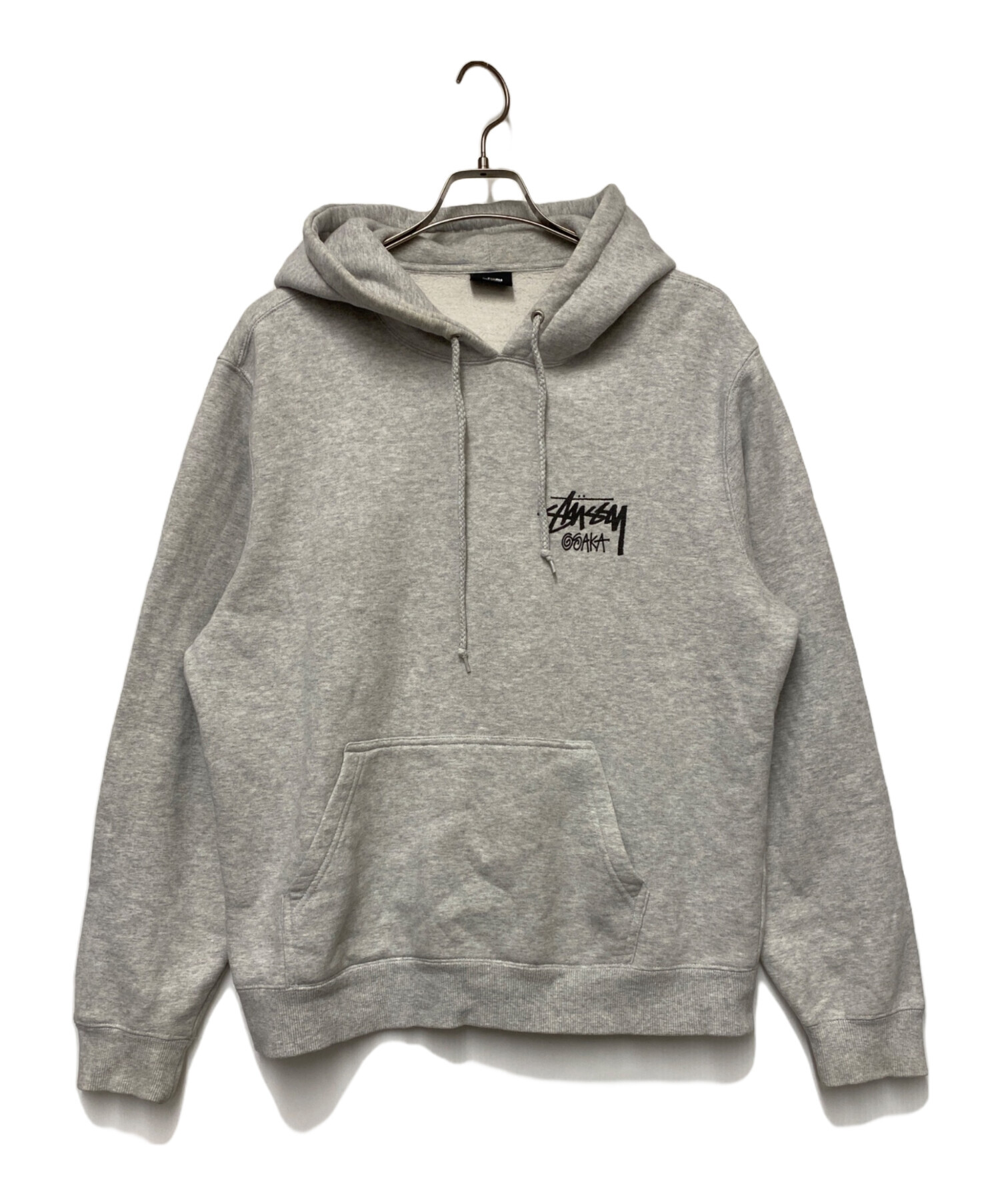 中古・古着通販】stussy (ステューシー) プルオーバーパーカー グレー