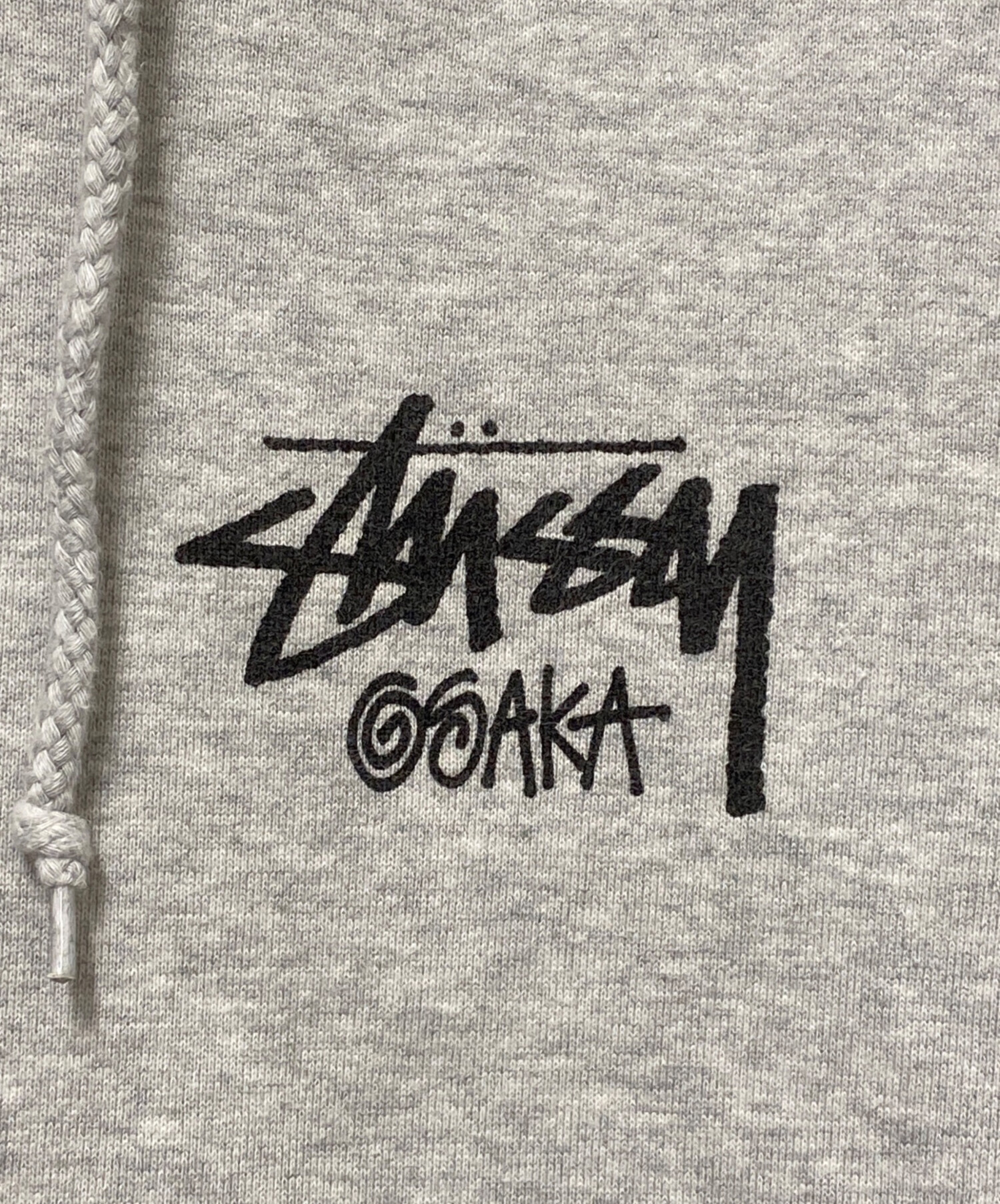 中古・古着通販】stussy (ステューシー) プルオーバーパーカー グレー
