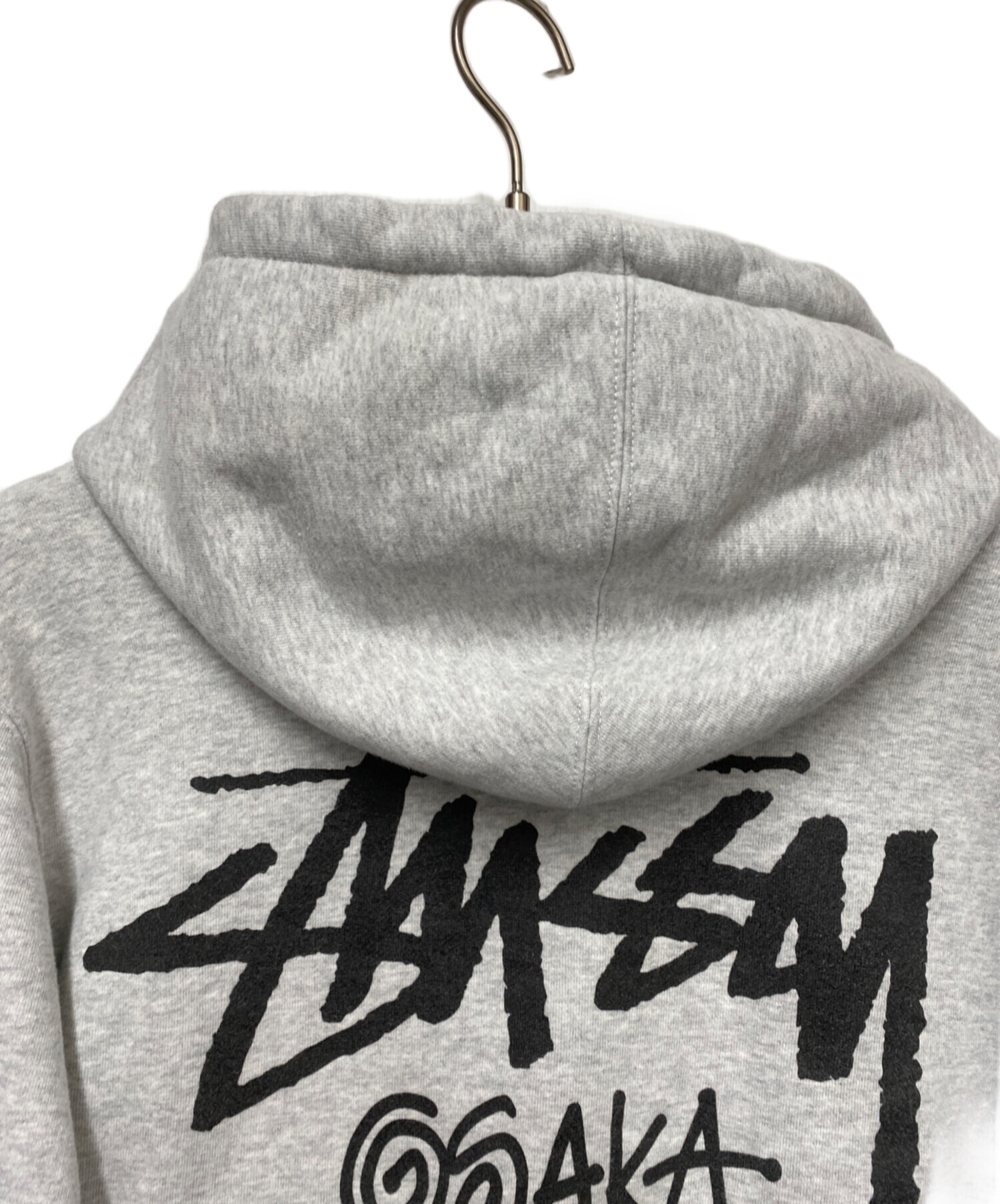 中古・古着通販】stussy (ステューシー) プルオーバーパーカー グレー