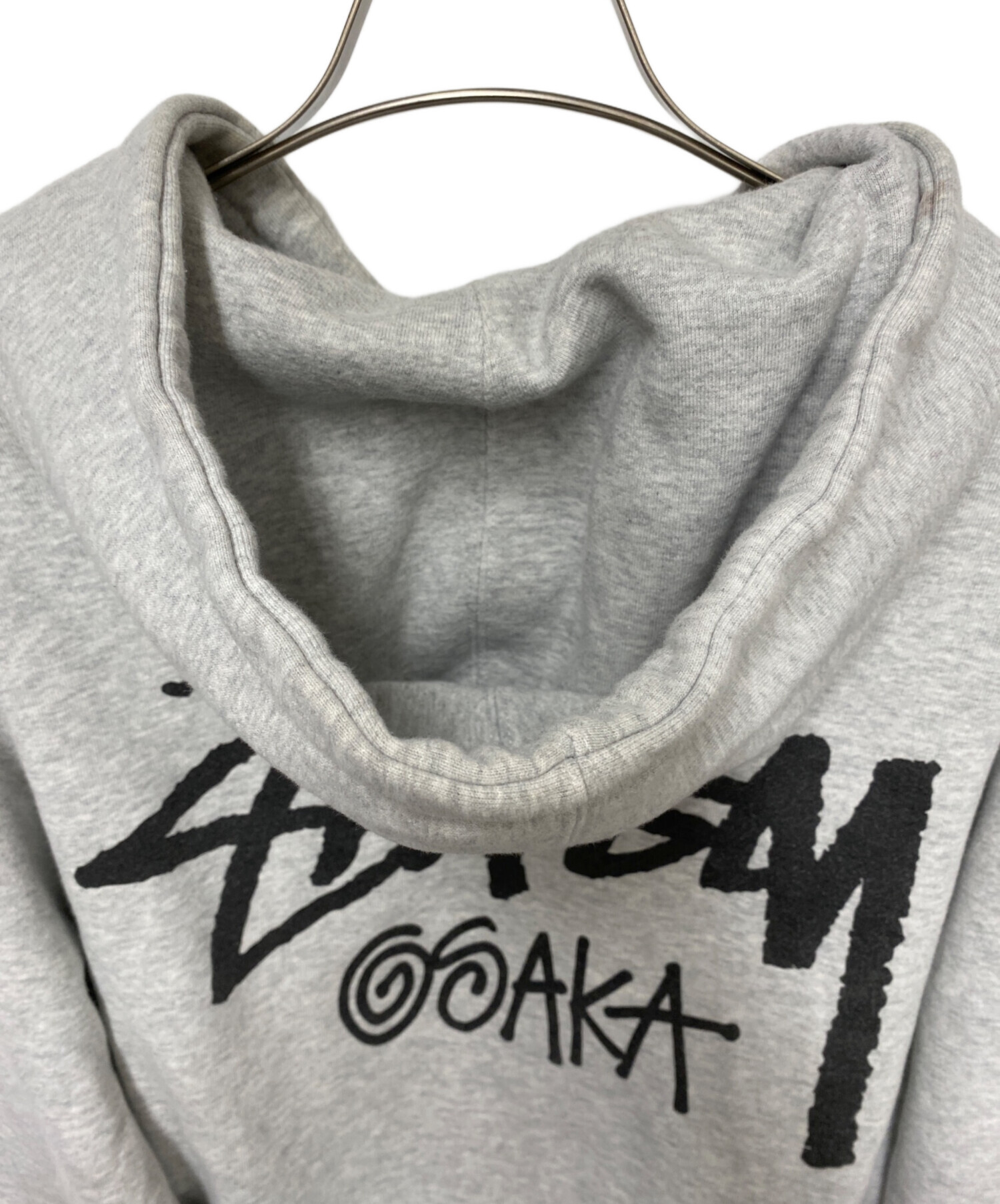 中古・古着通販】stussy (ステューシー) プルオーバーパーカー グレー