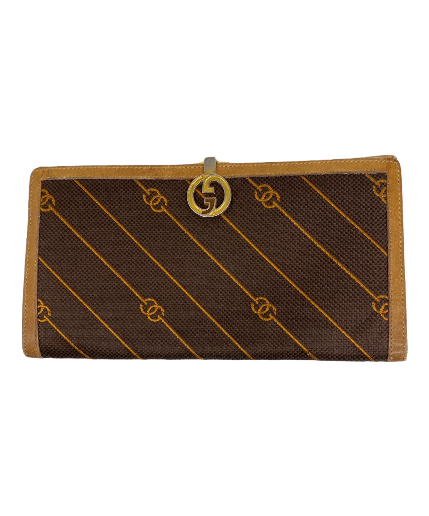 中古・古着通販】GUCCI (グッチ) 札入れ ブラウン｜ブランド・古着通販