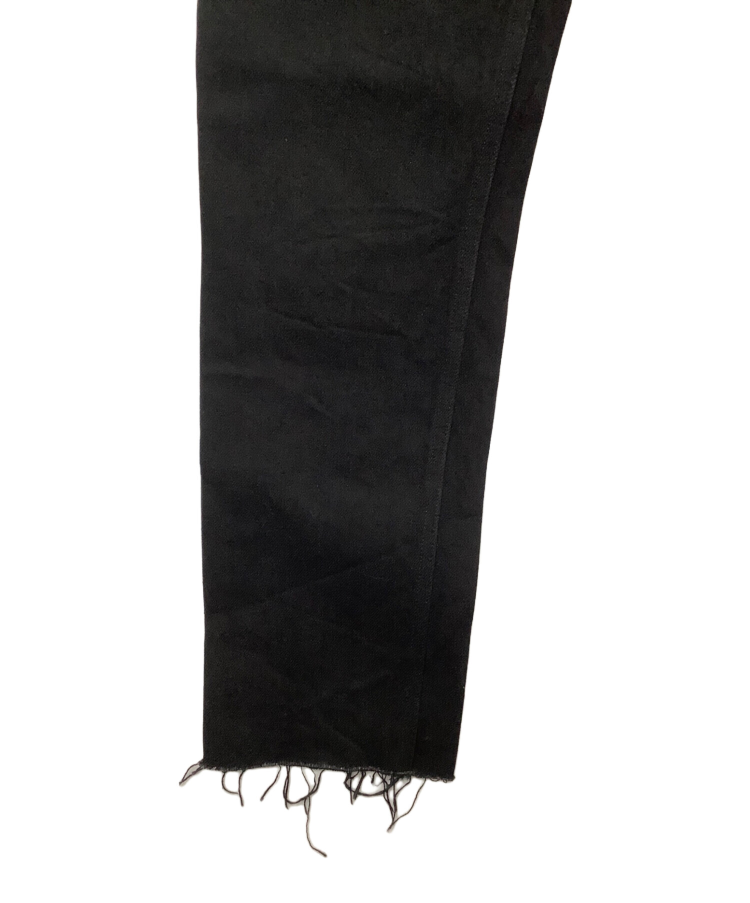 CELINE ブラックパンツ 36 中古・古着通販】CELINE (セリーヌ) カットオフパンツ ブラック サイズ