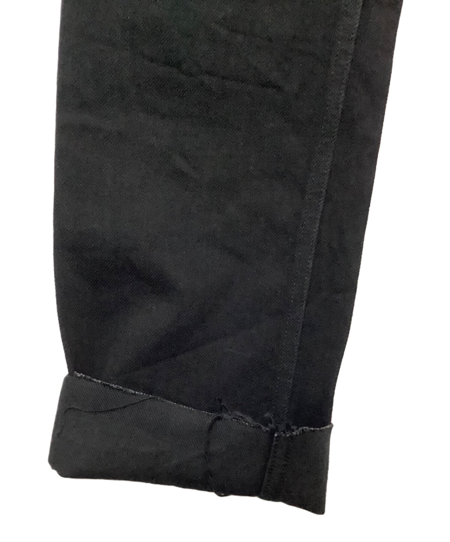 中古・古着通販】CELINE (セリーヌ) カットオフパンツ ブラック サイズ