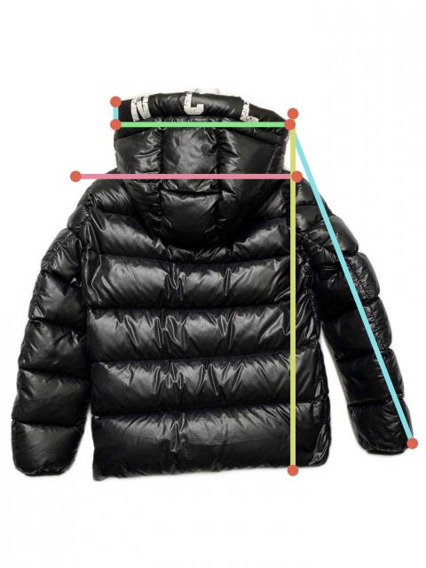 中古・古着通販】MONCLER (モンクレール) ダウンジャケット ブラック 中古・古着通販】MONCLER (モンクレール) ダウンジャケット ブラック