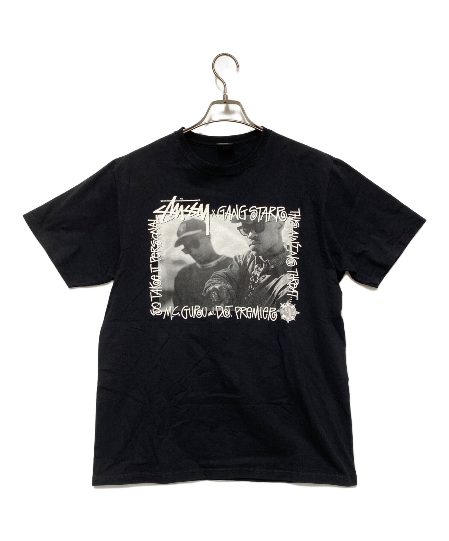 中古・古着通販】stussy (ステューシー) gang starr Tシャツ ブラック