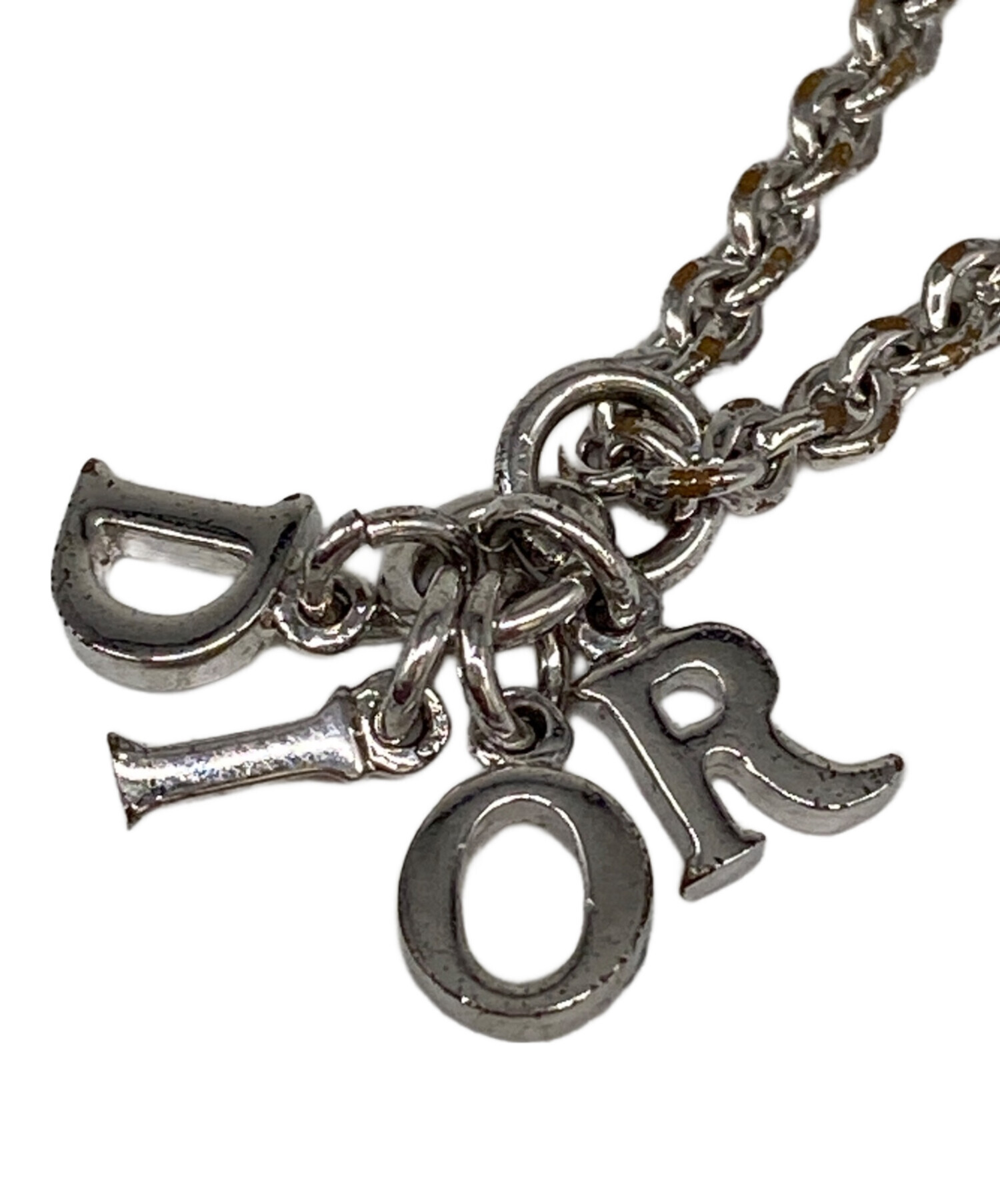 クリスチャンディオール　バックチャームネックレス 中古・古着通販】Christian Dior (クリスチャン ディオール) ロゴ
