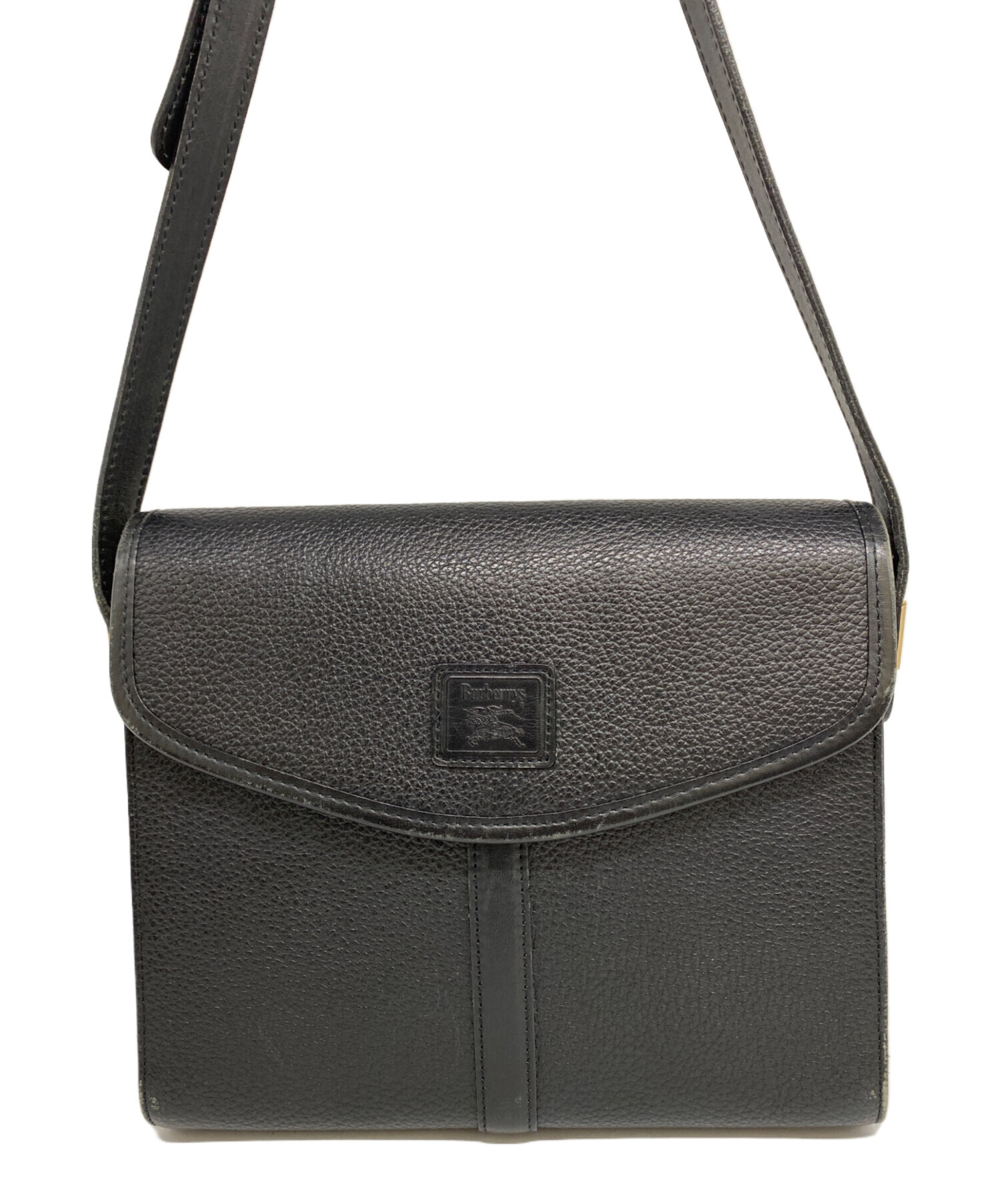 中古・古着通販】BURBERRY (バーバリー) ショルダーバッグ ブラック