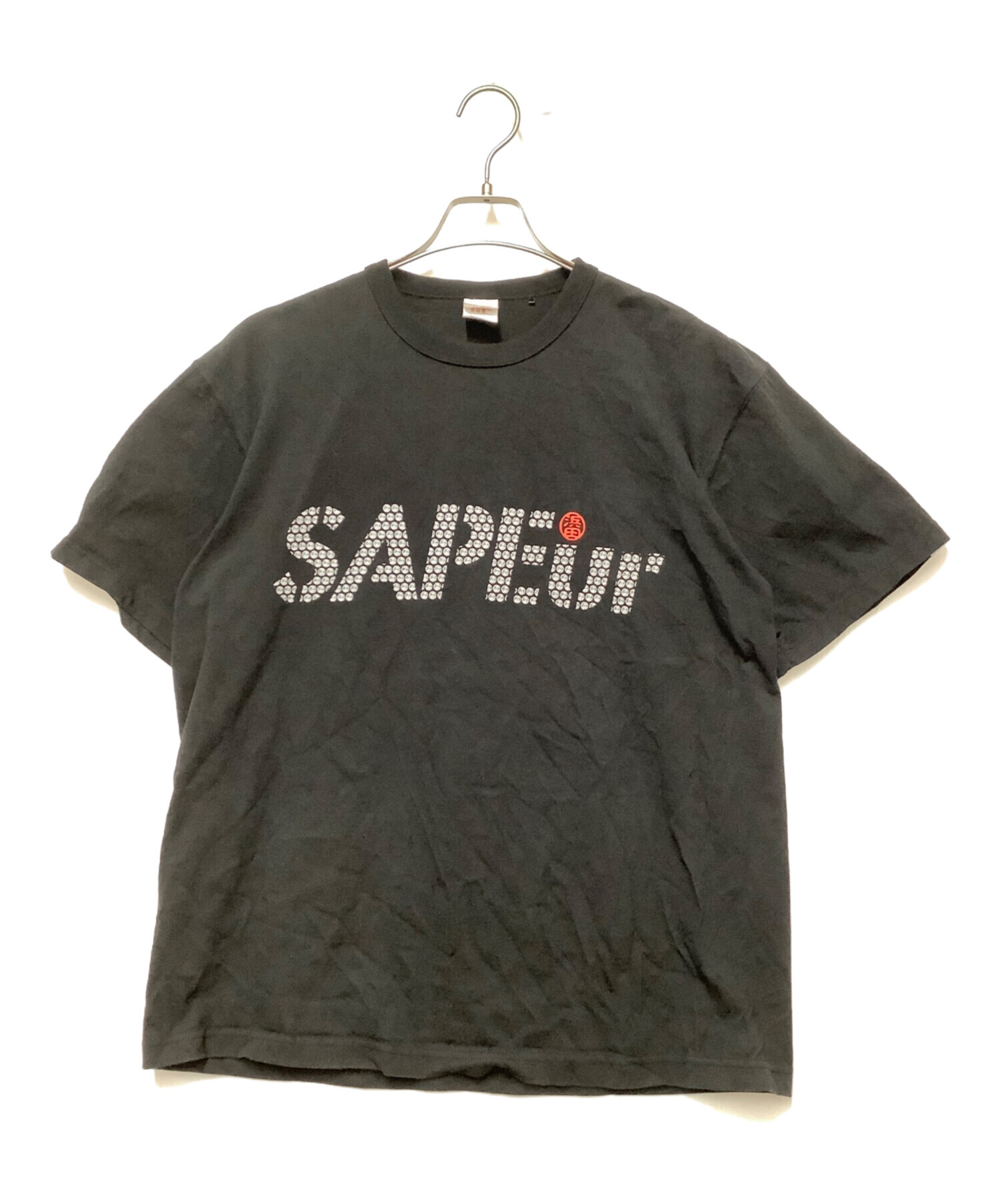 中古・古着通販】SAPEur (サプール) 半袖Tシャツ ブラック サイズ:M