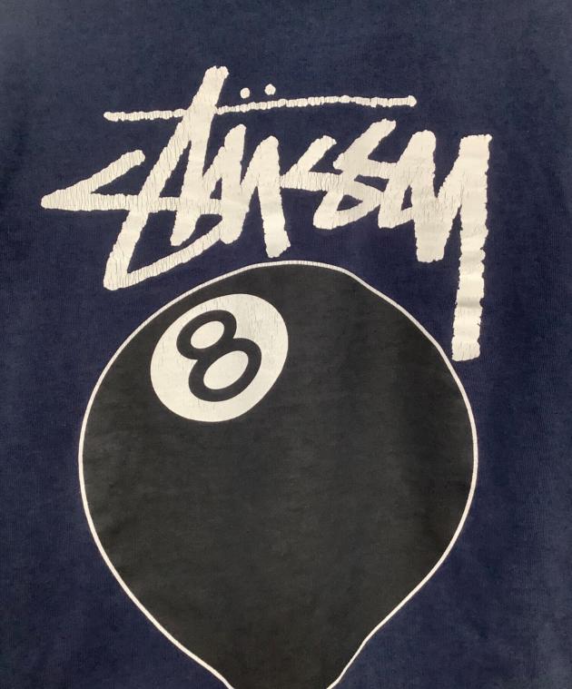 中古・古着通販】stussy (ステューシー) 8ボールパーカー ネイビー 中古・古着通販】stussy (ステューシー) 8ボールパーカー ネイビー