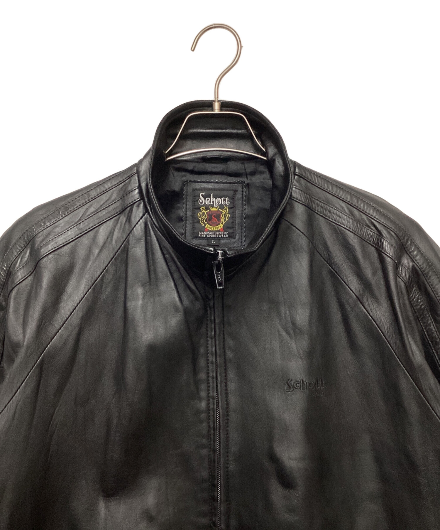 中古・古着通販】Schott (ショット) ラムレザートラックジャケット