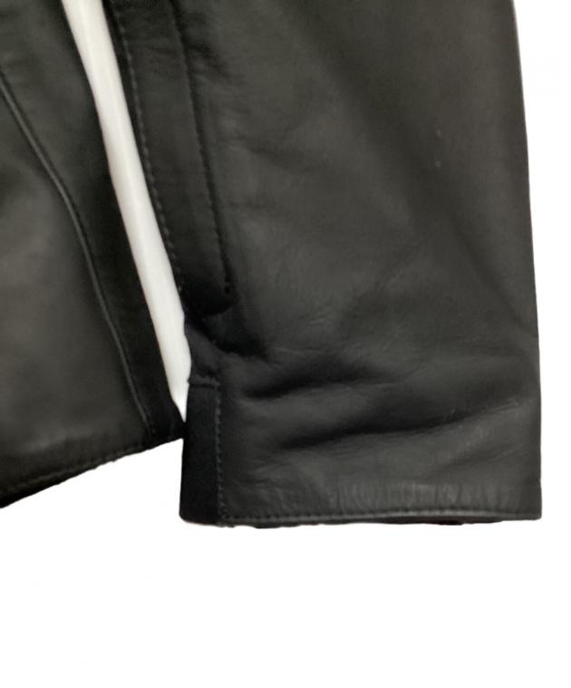 中古・古着通販】VIKTOS (ビクトス) WP LEATHER JACKET ブラック
