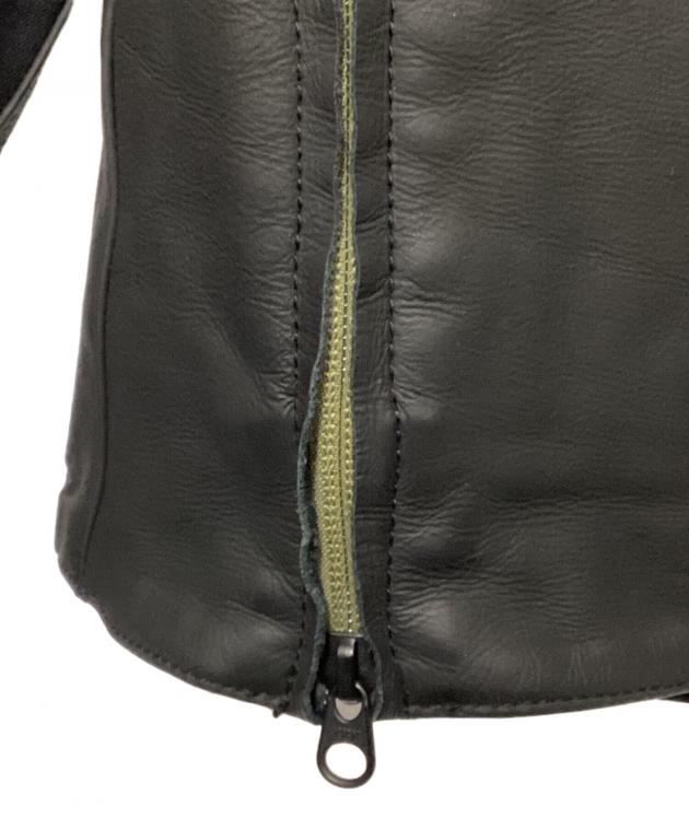 中古・古着通販】VIKTOS (ビクトス) WP LEATHER JACKET ブラック