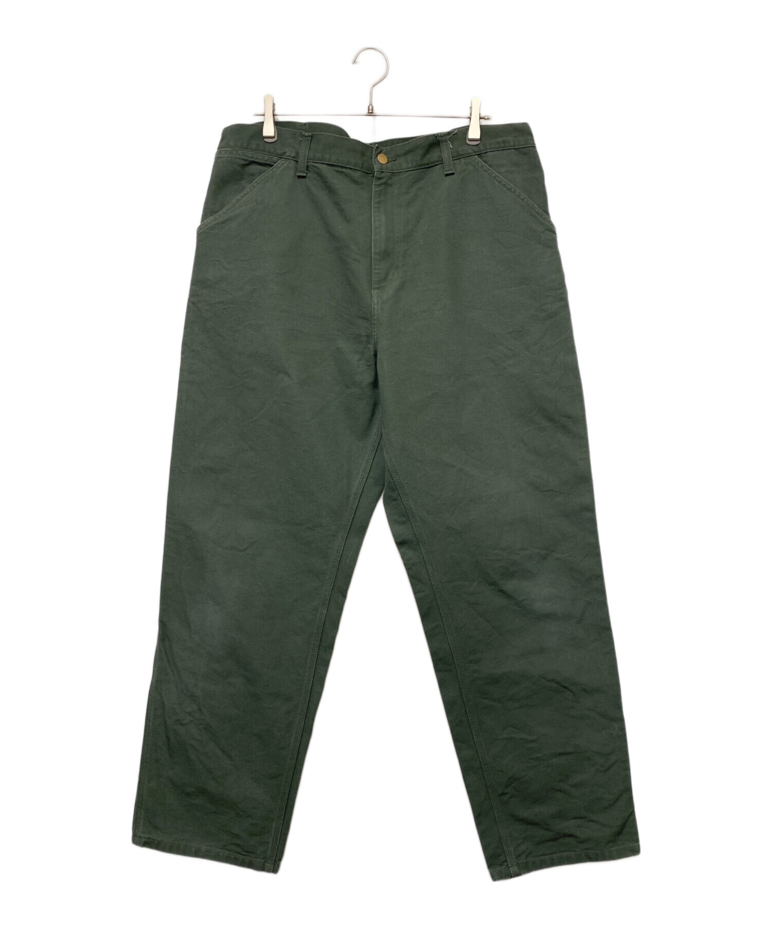 W32×Ⅼ32 Carhartt カーゴパンツ デニム Carhartt Relaxed Fit Tapered Leg Jean 薄青 W33×L32 カーハート