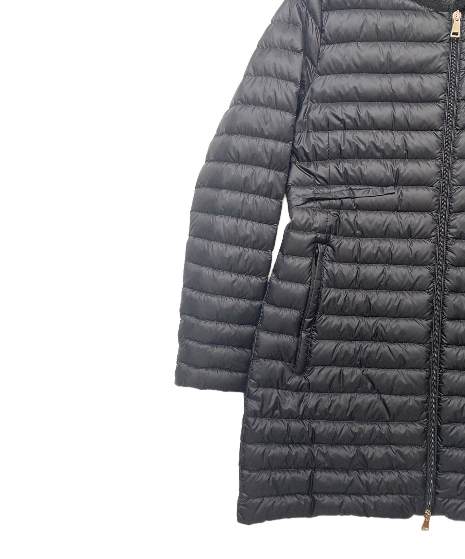 中古・古着通販】MONCLER (モンクレール) ライトダウンコート ブラック