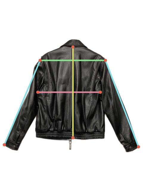 中古・古着通販】DIESEL (ディーゼル) レザージャケット ブラック 