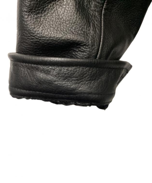 中古・古着通販】DIESEL (ディーゼル) レザージャケット ブラック
