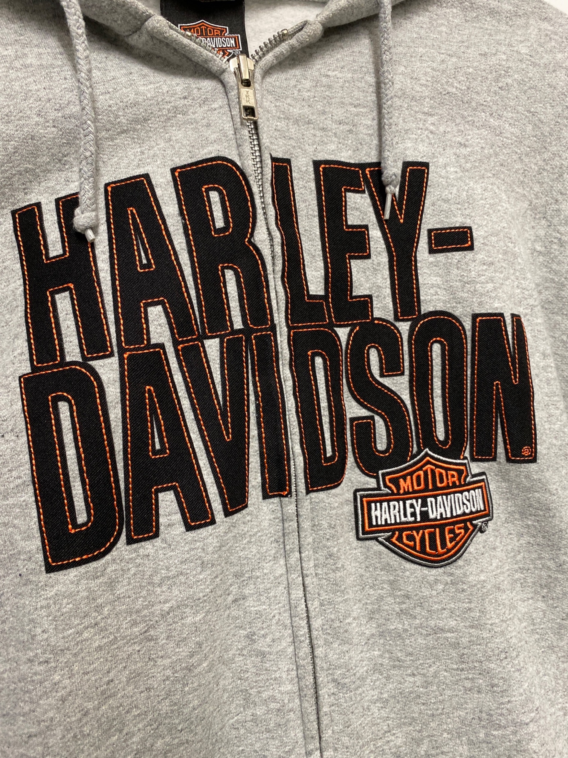 中古・古着通販】HARLEY-DAVIDSON (ハーレーダビッドソン) 刺繍ジップ