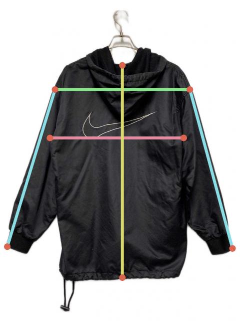 中古・古着通販】NIKE (ナイキ) NIKE アノラックパーカー ブラック